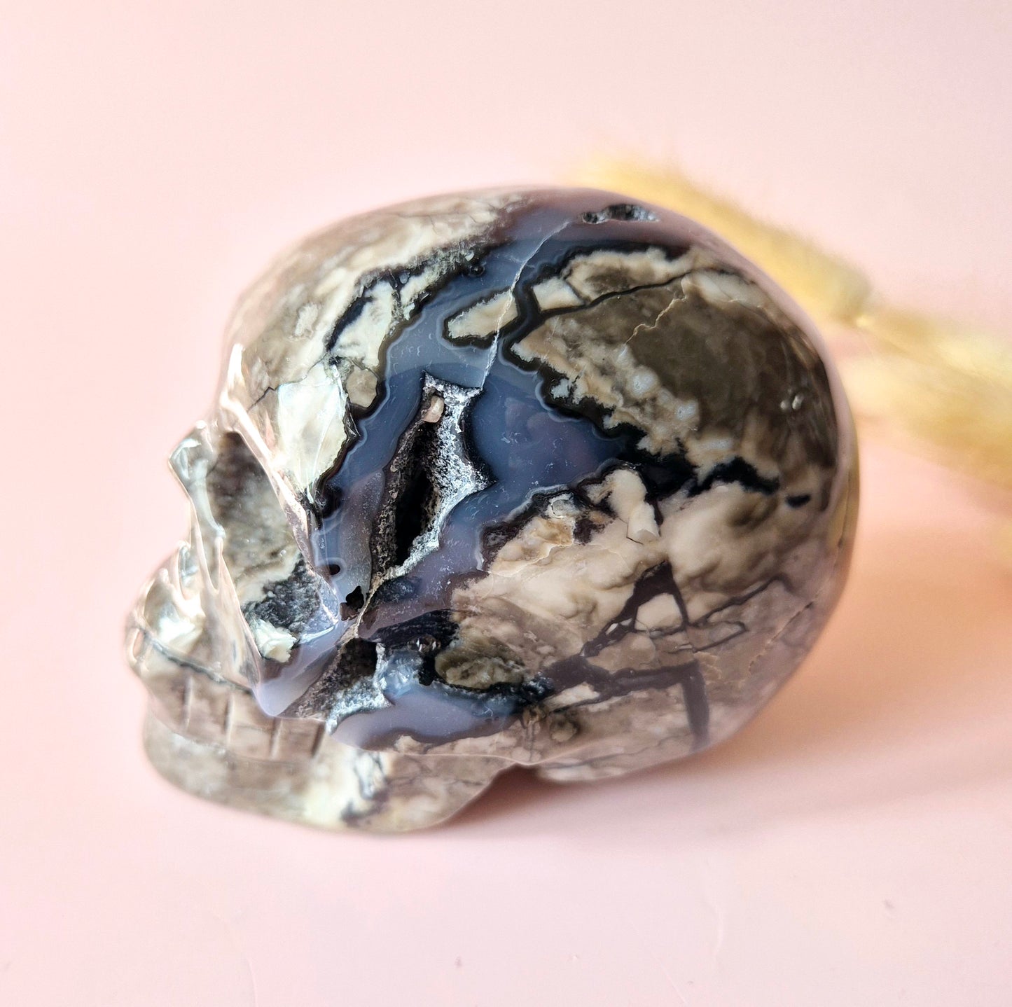 Gemstone Purple Mica Dragon Skull | Mysticism, Intuition & Powerful Protection Dragon Skull