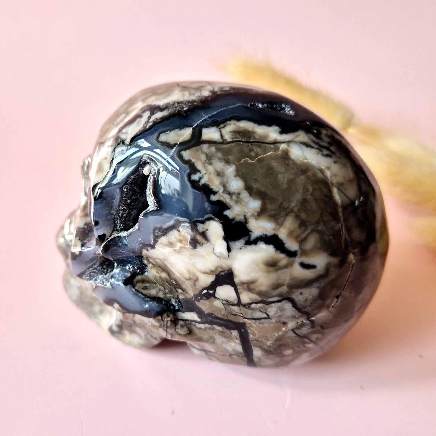 Gemstone Purple Mica Dragon Skull | Mysticism, Intuition & Powerful Protection Dragon Skull