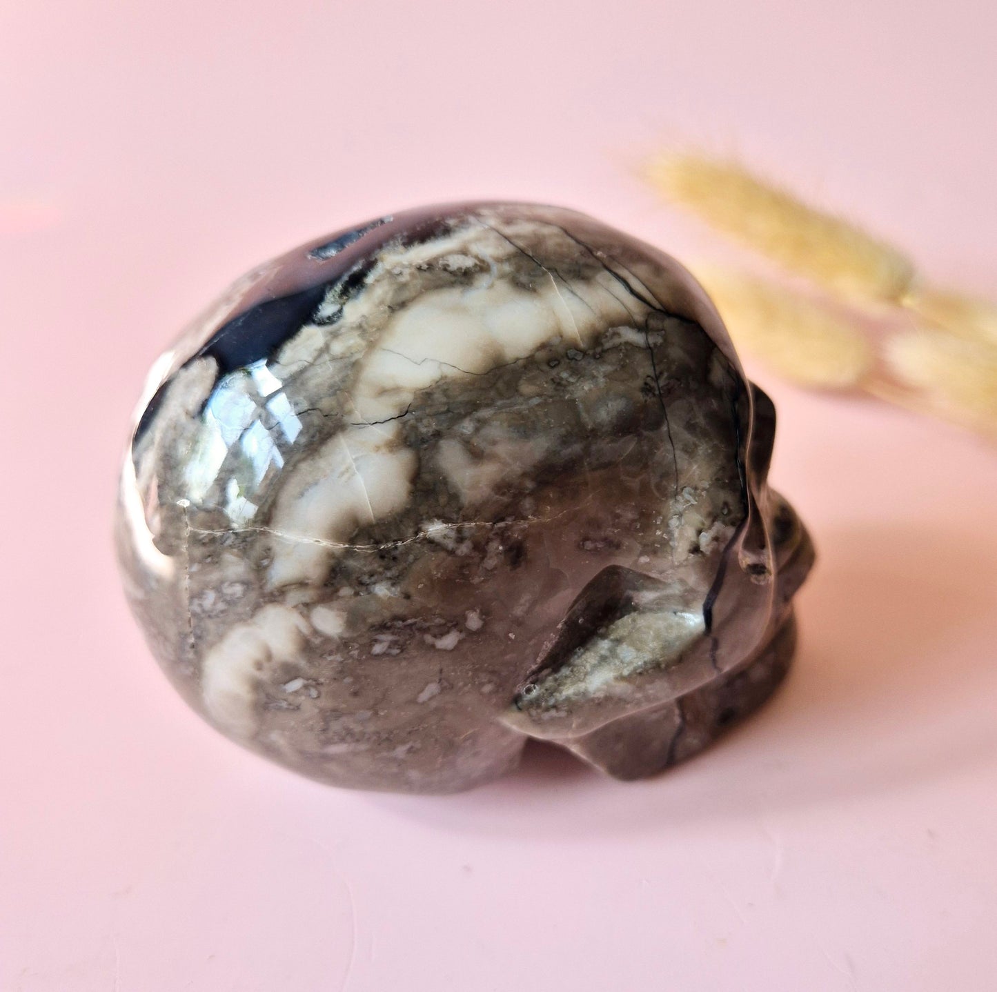 Gemstone Purple Mica Dragon Skull | Mysticism, Intuition & Powerful Protection Dragon Skull
