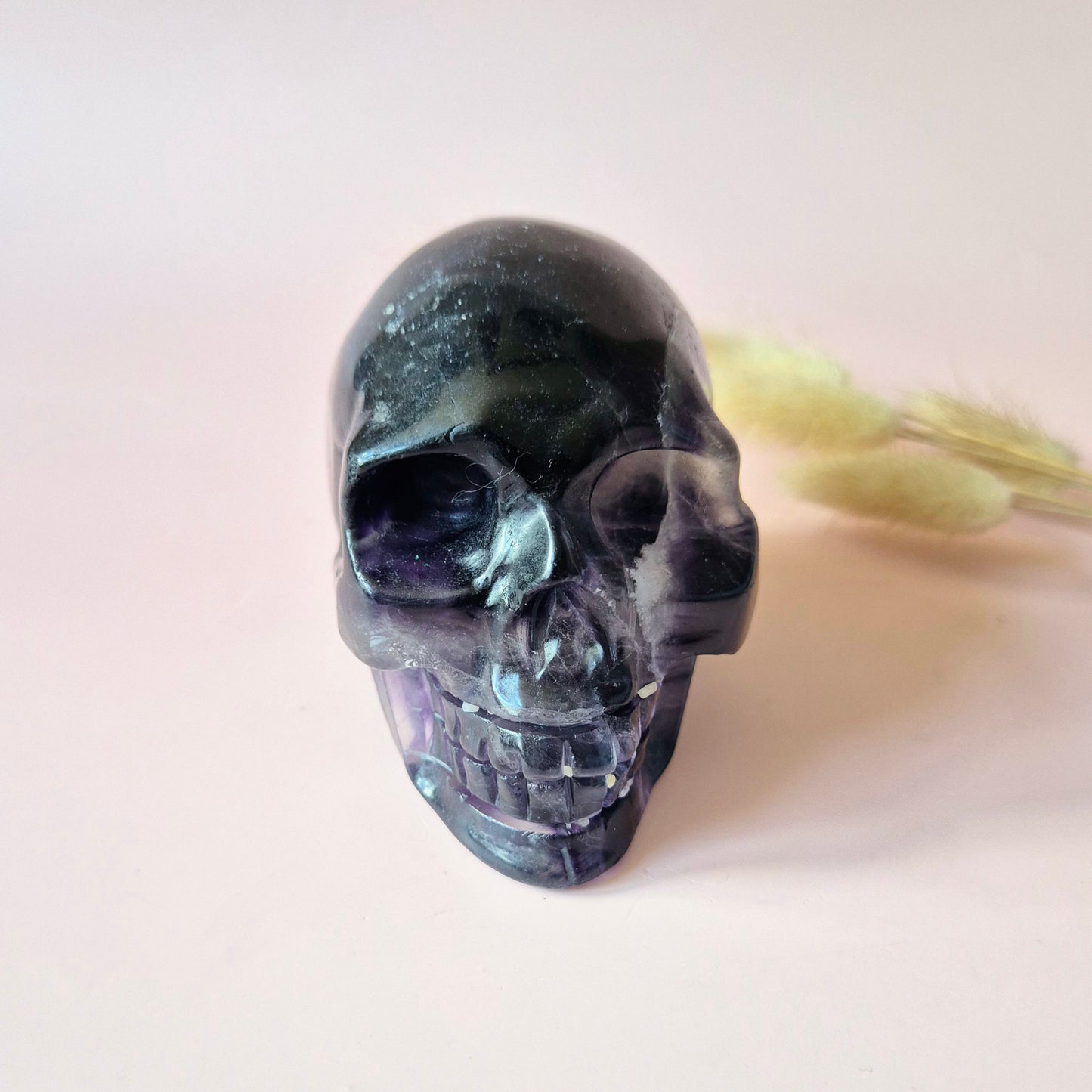 Gemstone Purple Mica Dragon Skull | Mysticism, Intuition & Powerful Protection Dragon Skull