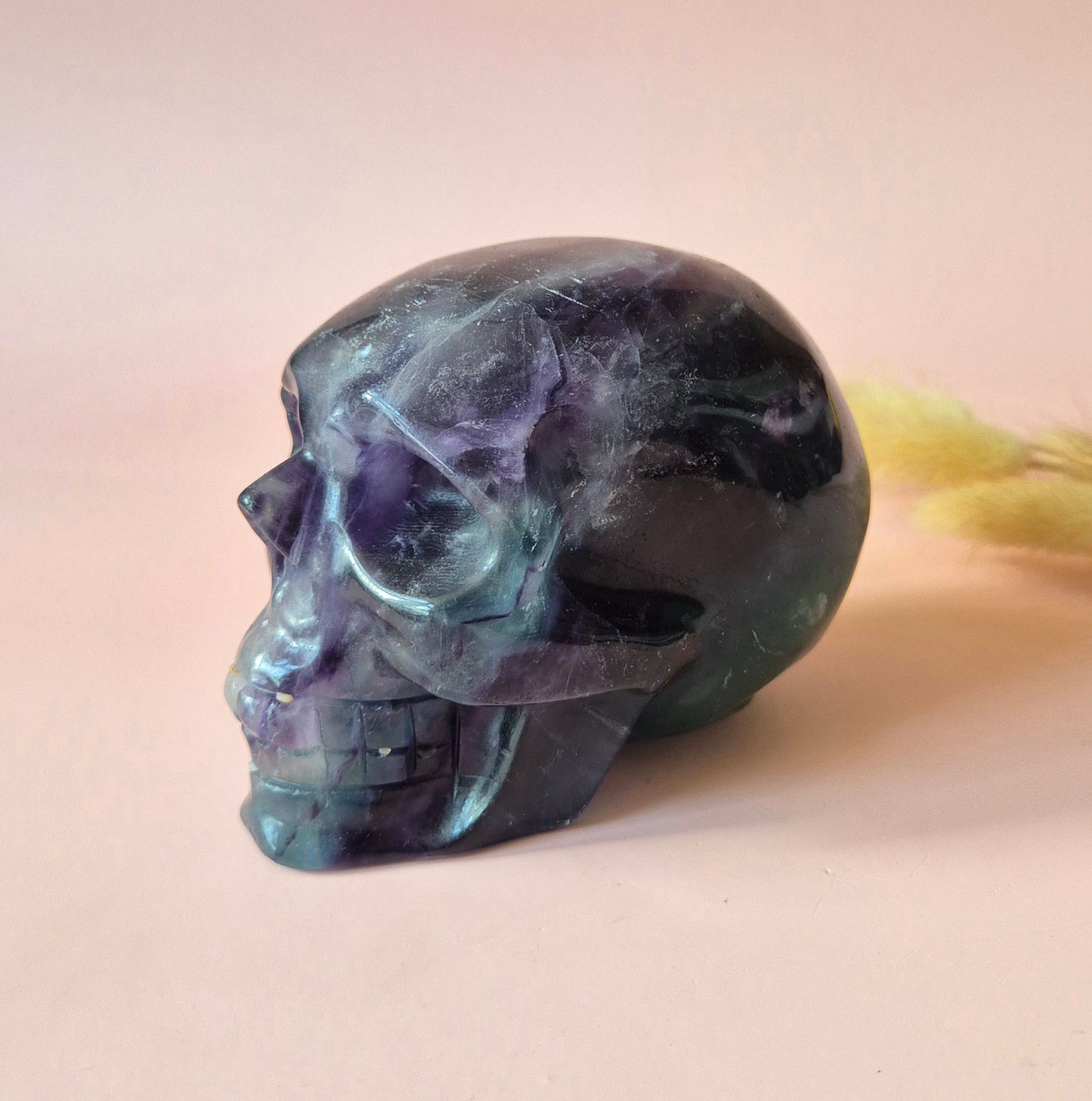 Gemstone Purple Mica Dragon Skull | Mysticism, Intuition & Powerful Protection Dragon Skull