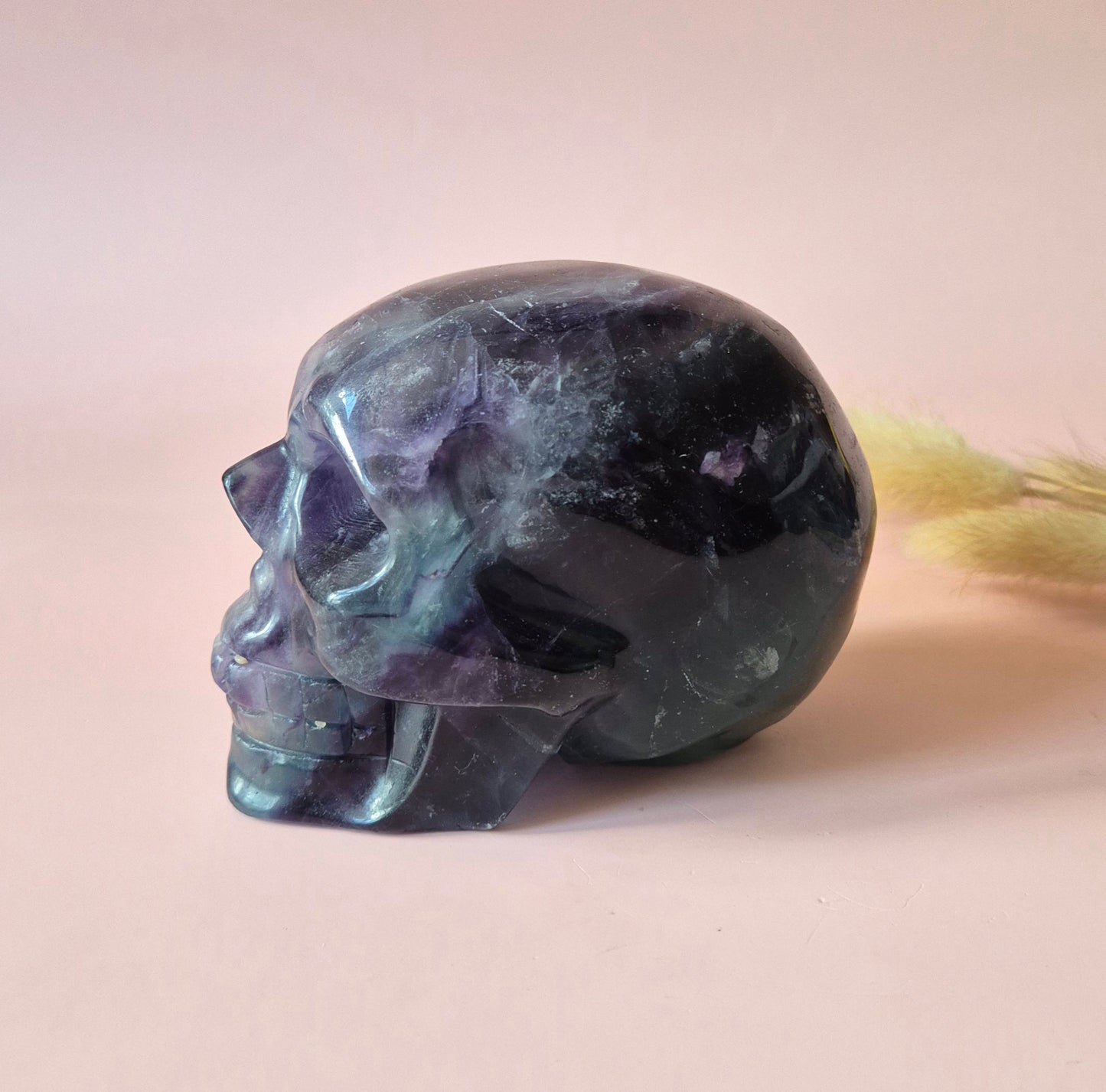 Gemstone Purple Mica Dragon Skull | Mysticism, Intuition & Powerful Protection Dragon Skull
