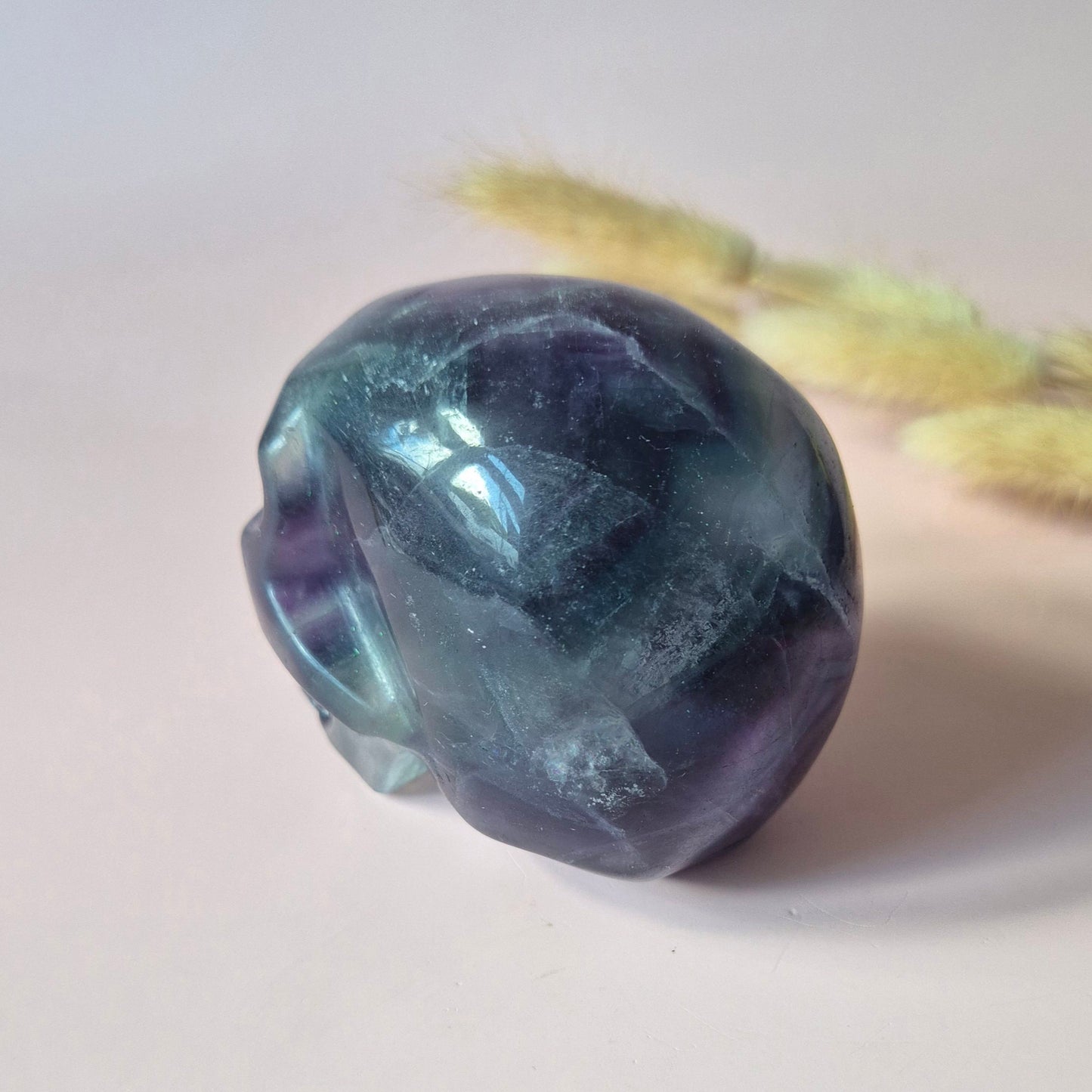 Gemstone Purple Mica Dragon Skull | Mysticism, Intuition & Powerful Protection Dragon Skull