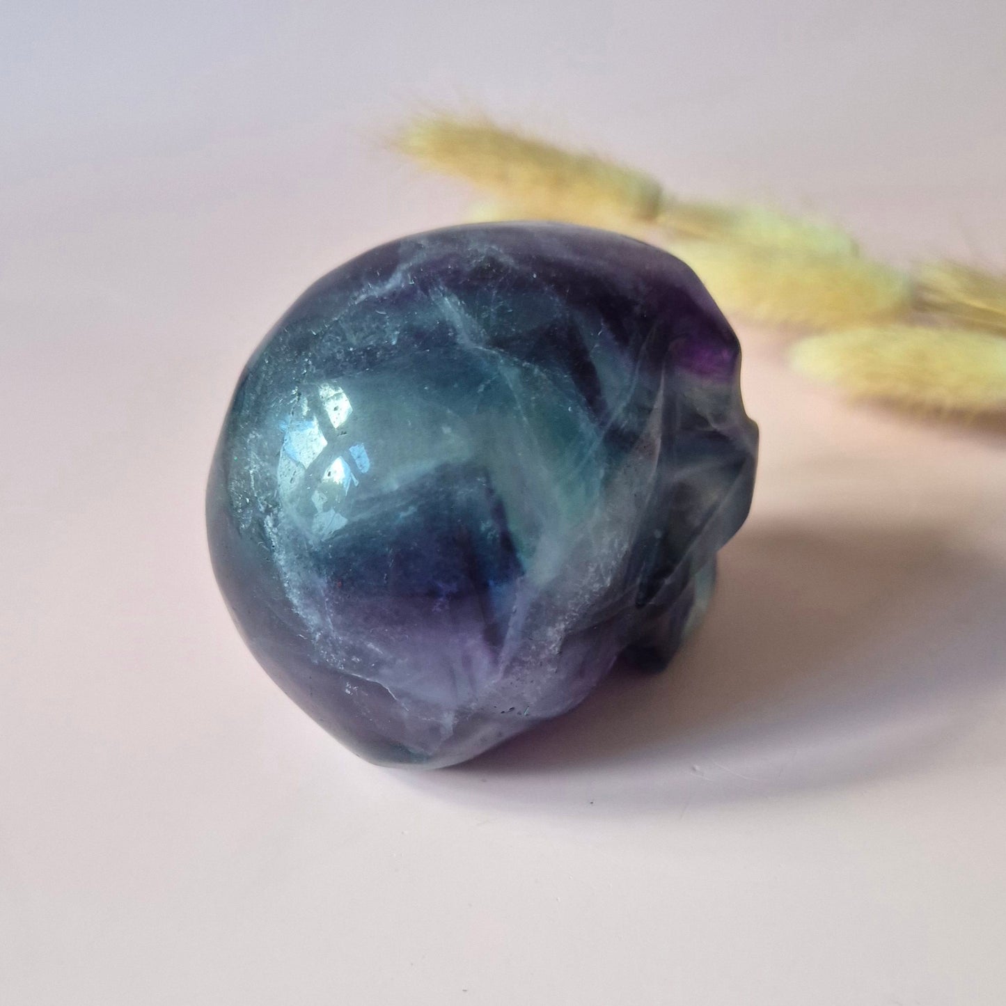 Gemstone Purple Mica Dragon Skull | Mysticism, Intuition & Powerful Protection Dragon Skull