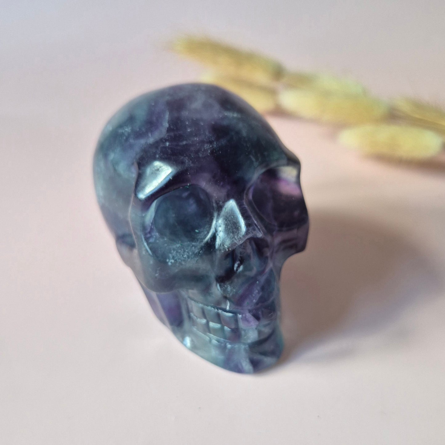 Gemstone Purple Mica Dragon Skull | Mysticism, Intuition & Powerful Protection Dragon Skull
