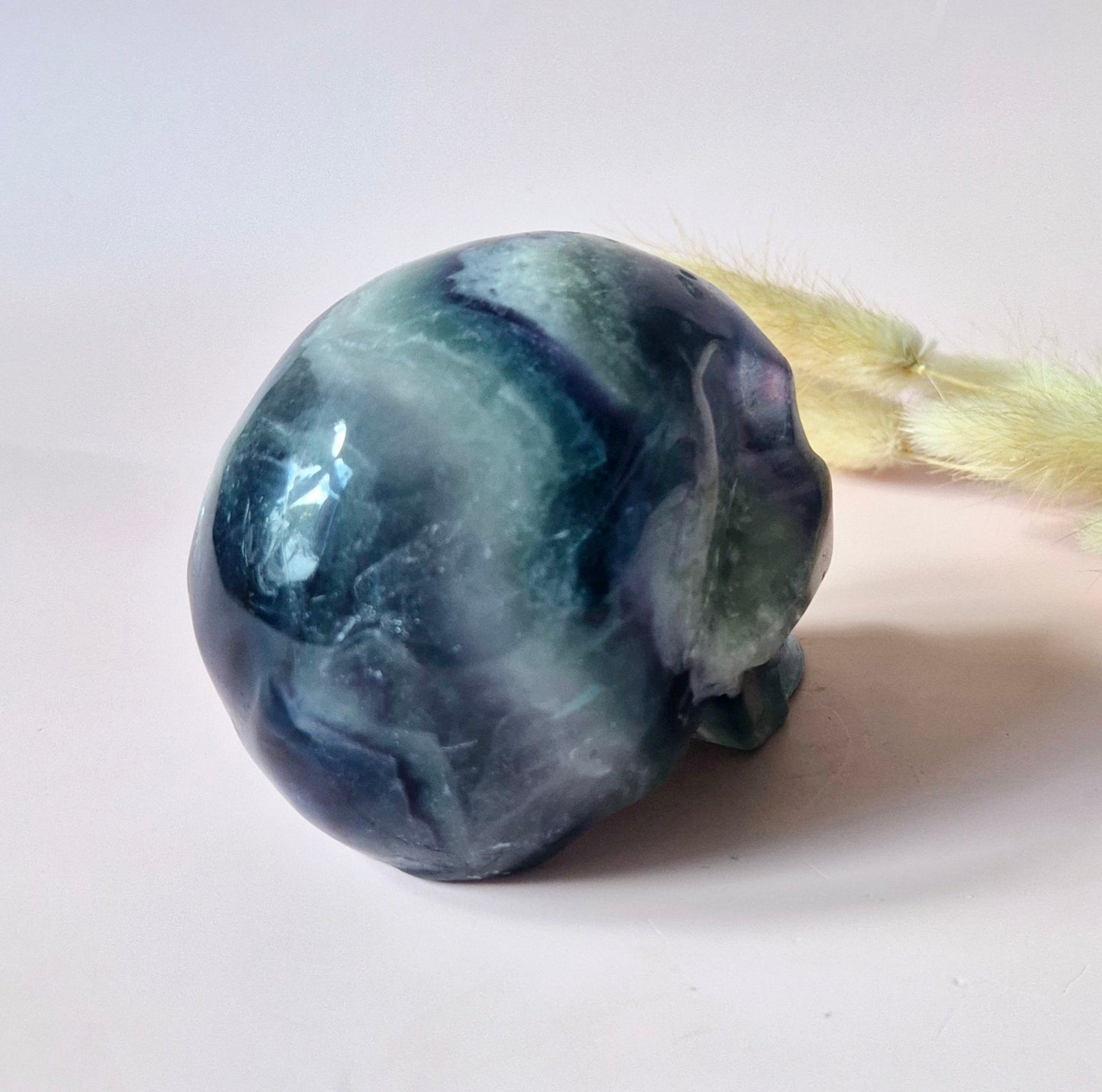Gemstone Purple Mica Dragon Skull | Mysticism, Intuition & Powerful Protection Dragon Skull