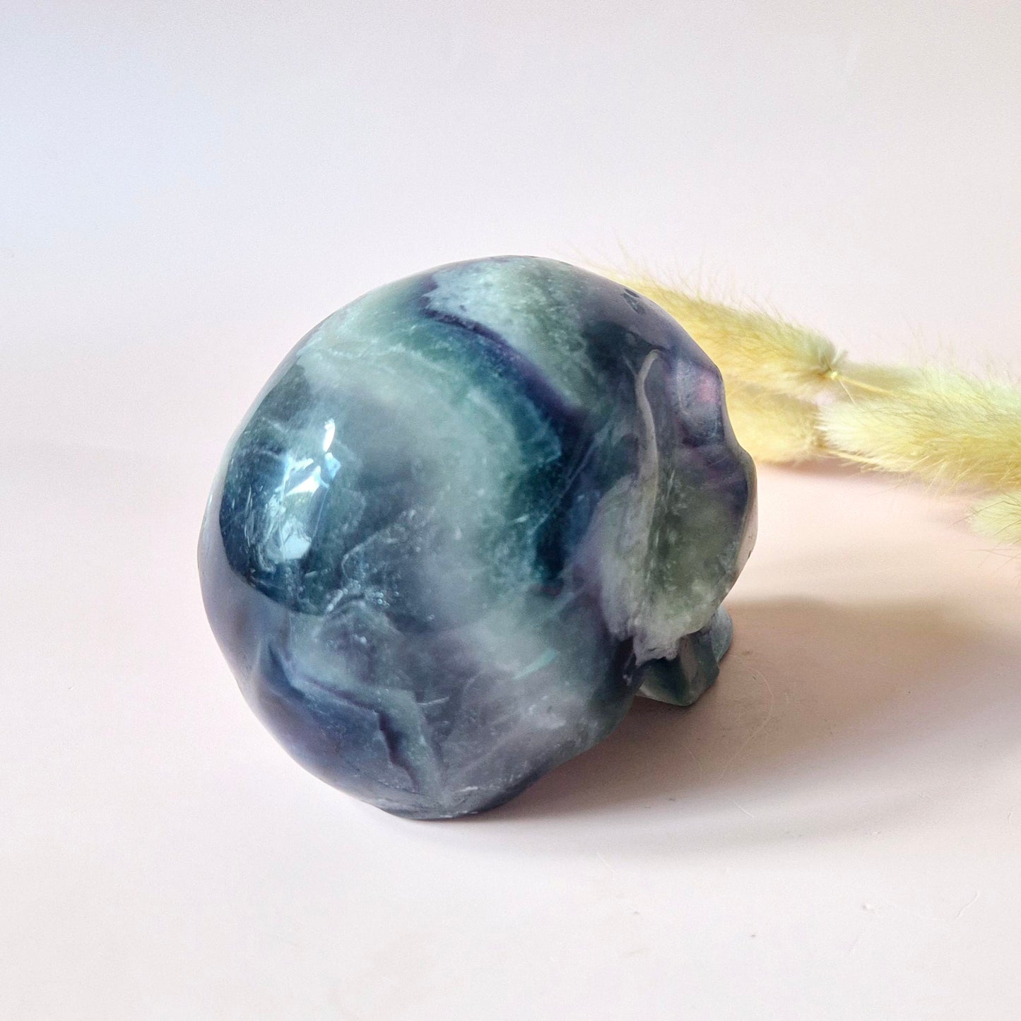 Gemstone Purple Mica Dragon Skull | Mysticism, Intuition & Powerful Protection Dragon Skull