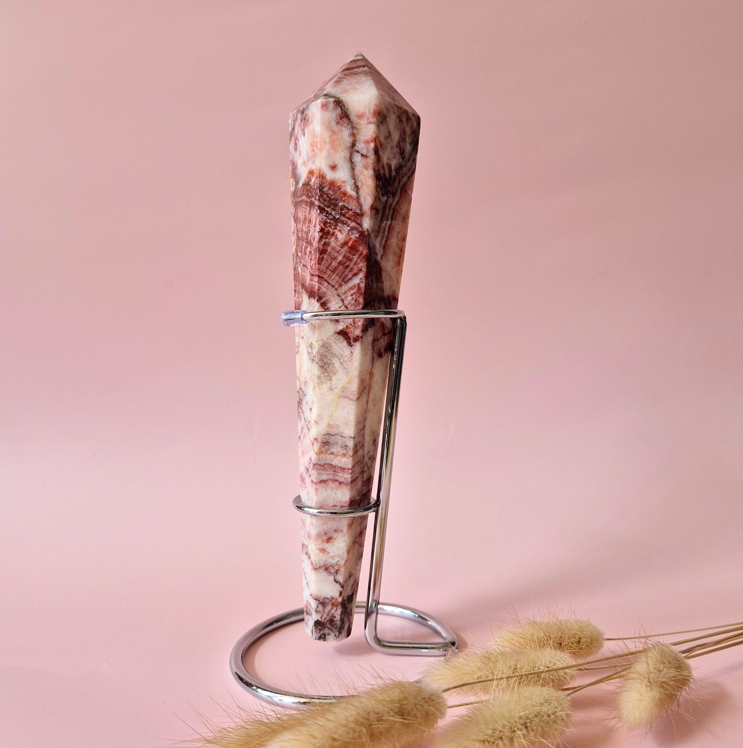 Edelsteen XXL Pork Stone Scepter – Edelsteen Wand (21 cm / 400g)