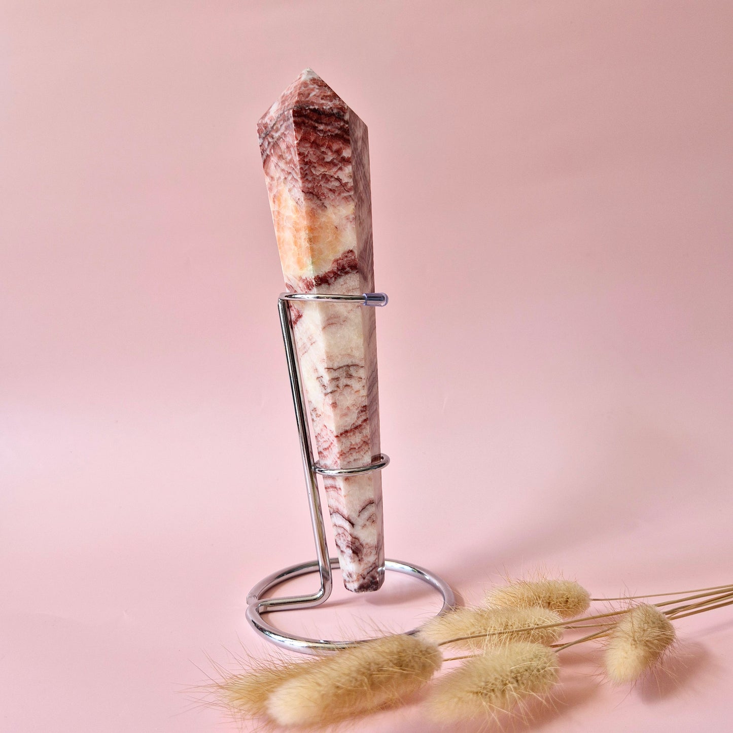 Edelsteen XXL Pork Stone Scepter – Edelsteen Wand (21 cm / 400g)