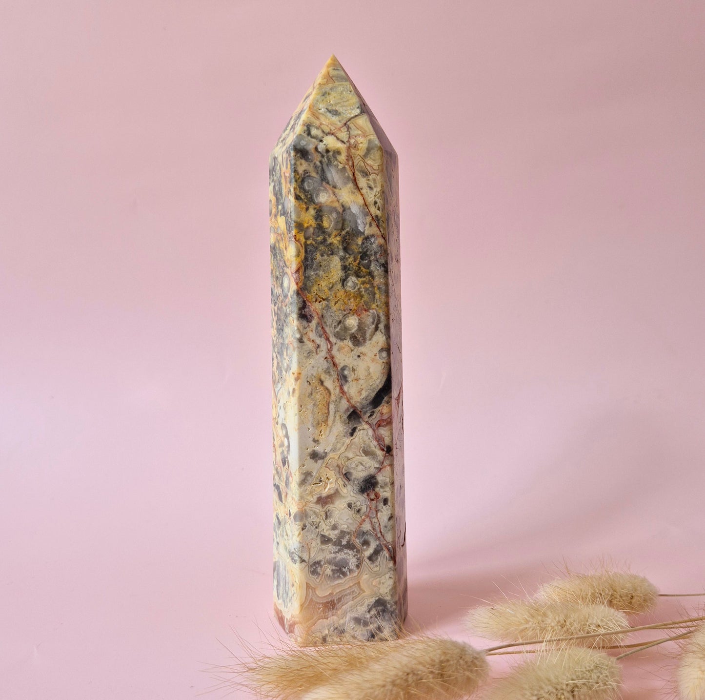 Flashy Labradorite Gemstone Tower - 8-10 cm High