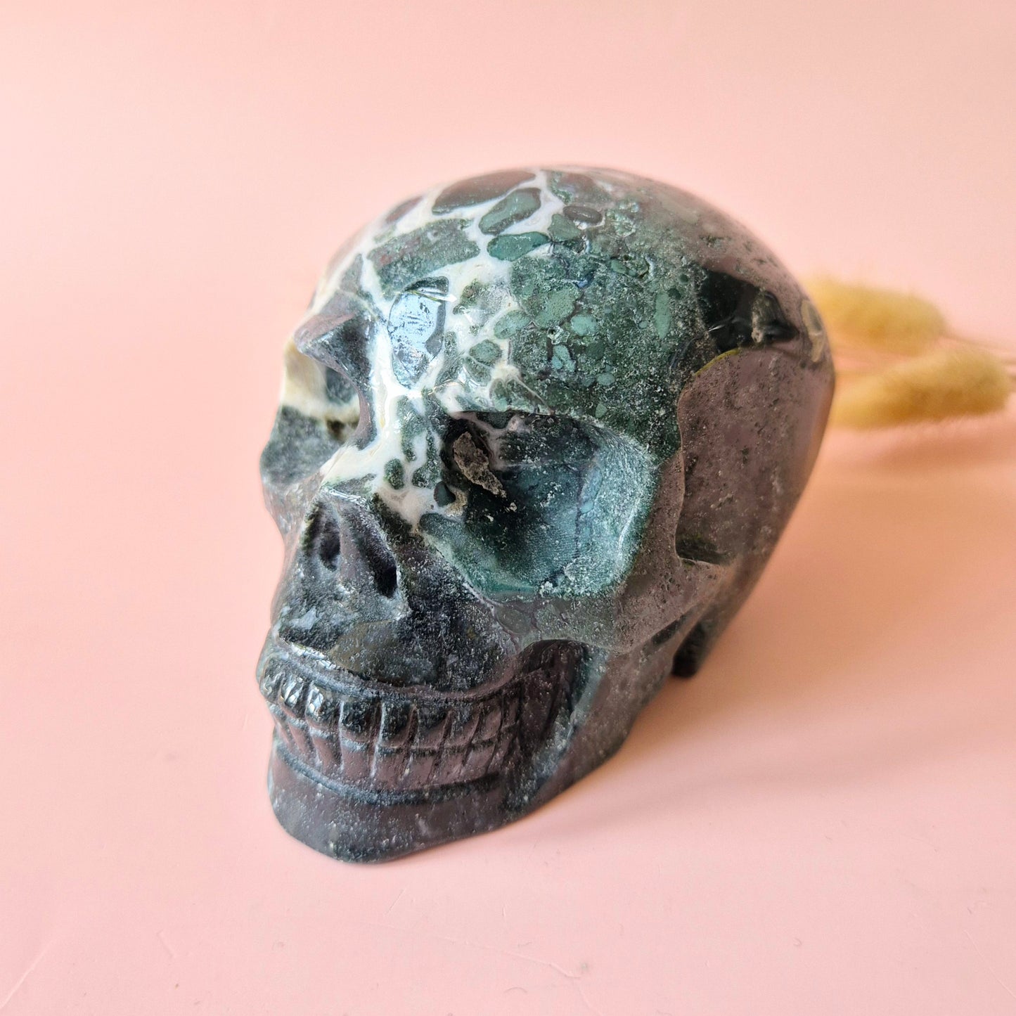 Gemstone Purple Mica Dragon Skull | Mysticism, Intuition & Powerful Protection Dragon Skull