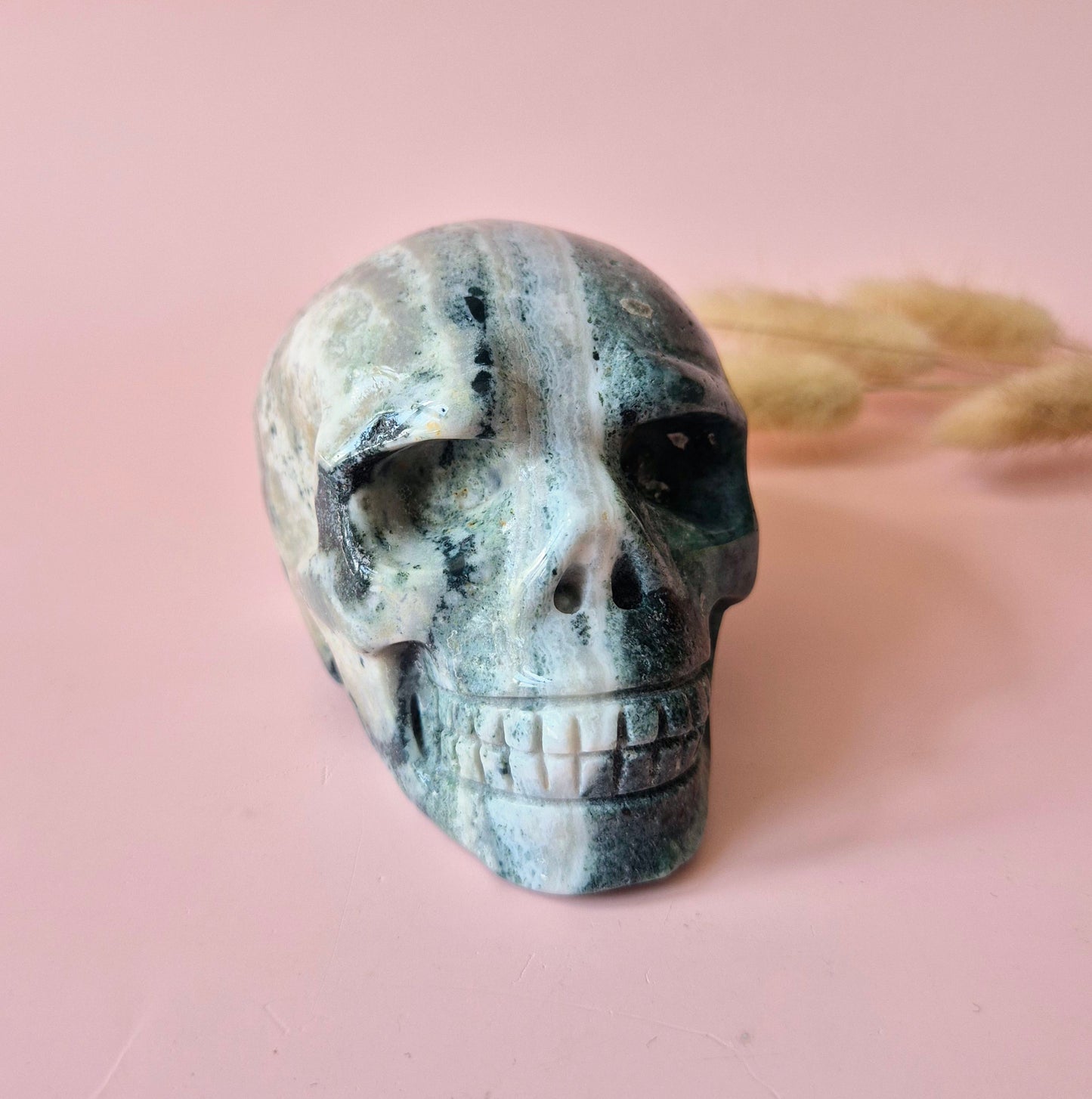 Gemstone Purple Mica Dragon Skull | Mysticism, Intuition & Powerful Protection Dragon Skull