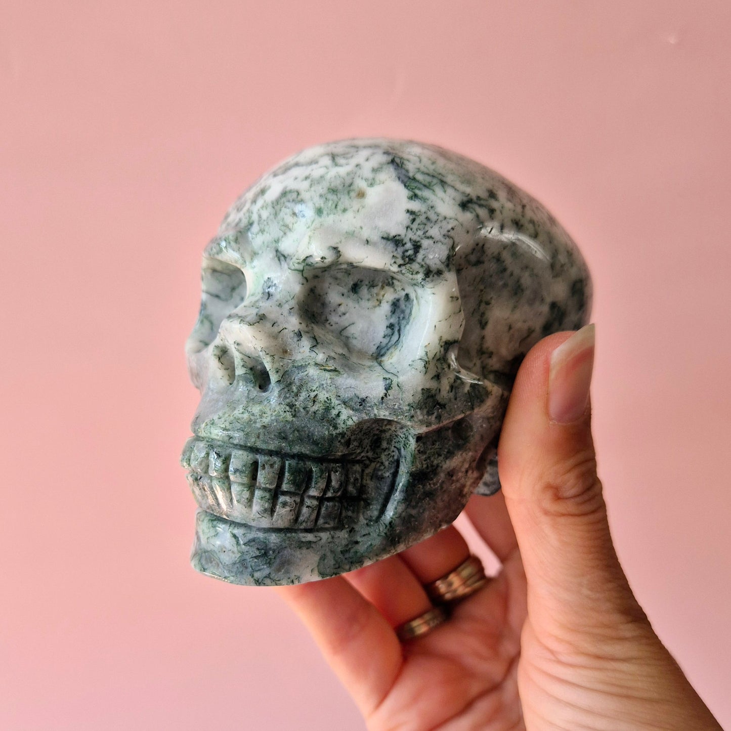 Gemstone Purple Mica Dragon Skull | Mysticism, Intuition & Powerful Protection Dragon Skull