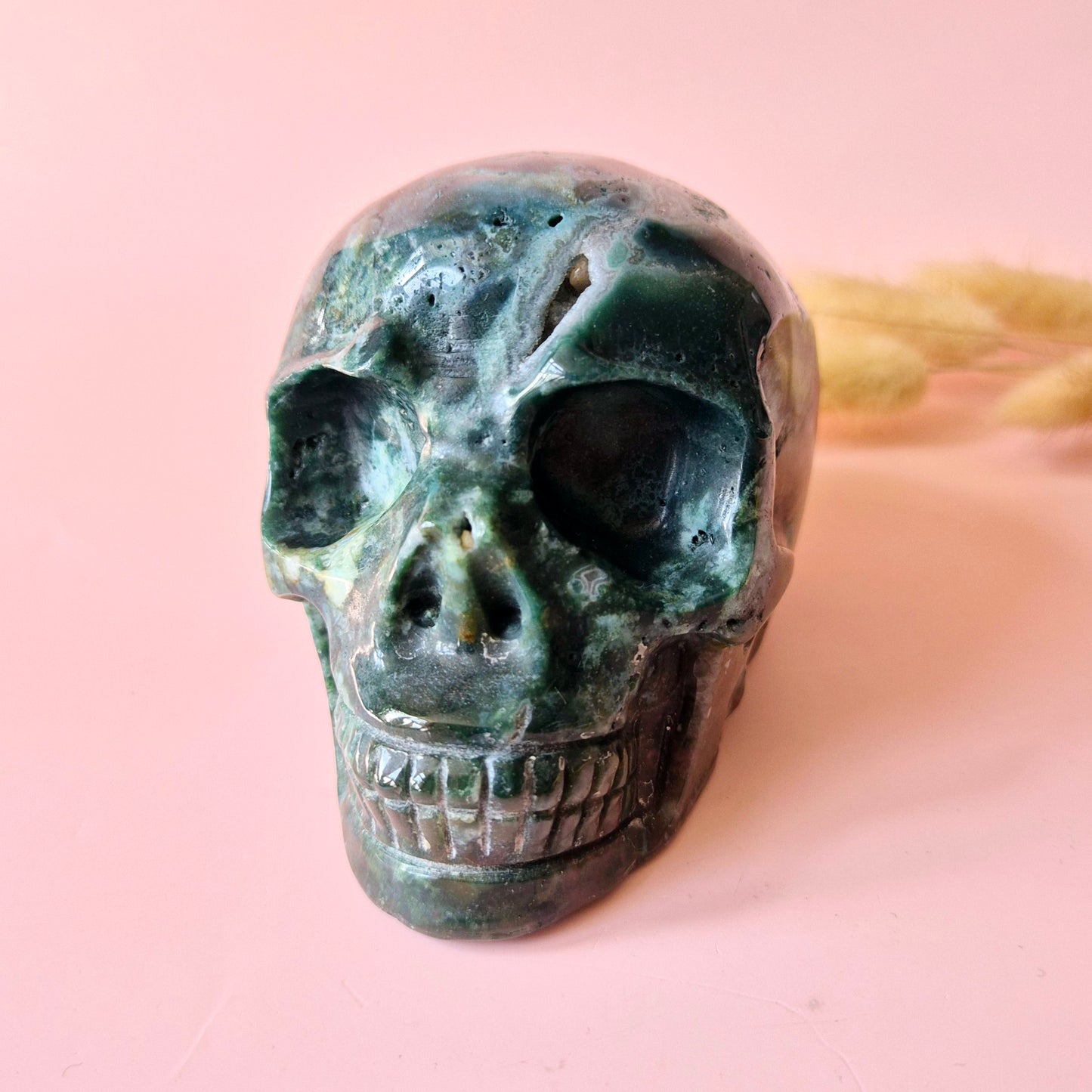 Gemstone Purple Mica Dragon Skull | Mysticism, Intuition & Powerful Protection Dragon Skull