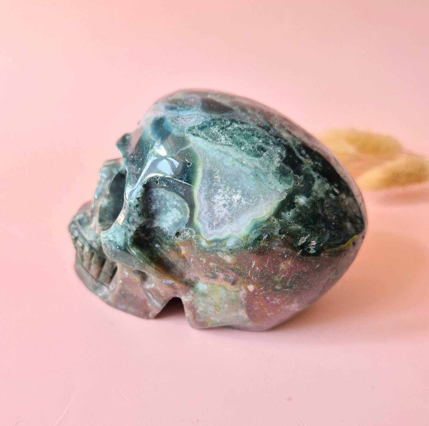 Gemstone Purple Mica Dragon Skull | Mysticism, Intuition & Powerful Protection Dragon Skull