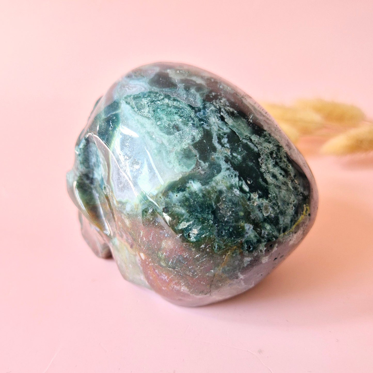 Gemstone Purple Mica Dragon Skull | Mysticism, Intuition & Powerful Protection Dragon Skull