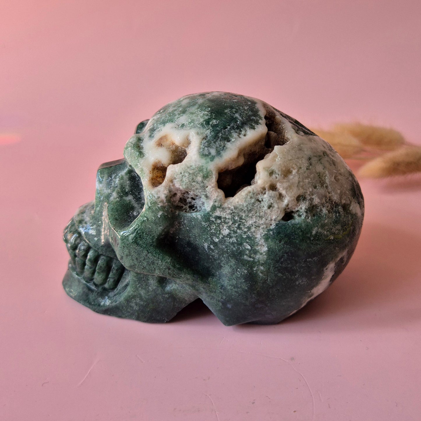 Gemstone Purple Mica Dragon Skull | Mysticism, Intuition & Powerful Protection Dragon Skull