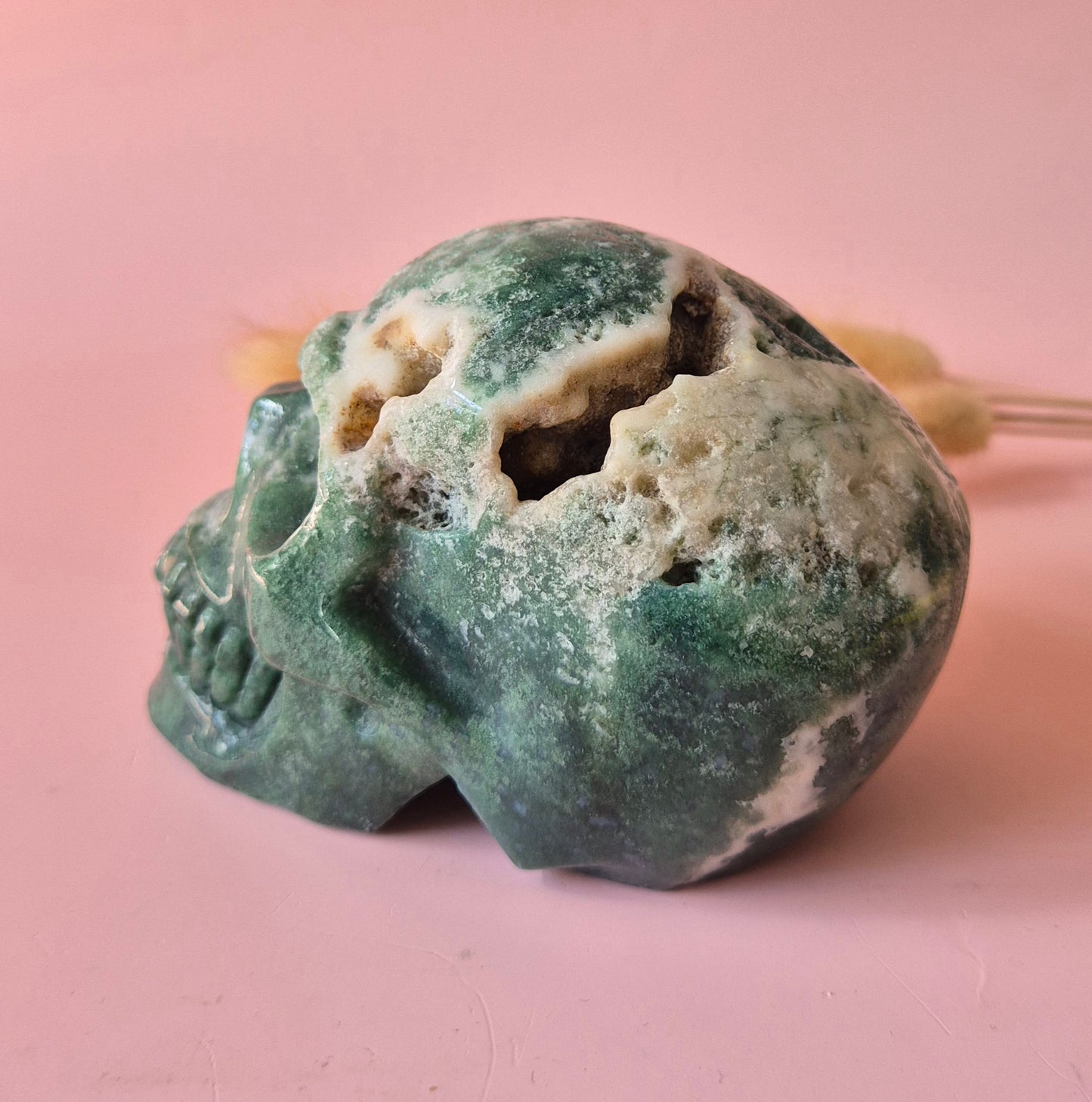 Gemstone Purple Mica Dragon Skull | Mysticism, Intuition & Powerful Protection Dragon Skull