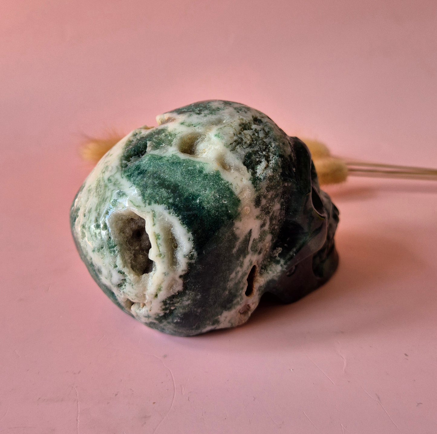 Gemstone Purple Mica Dragon Skull | Mysticism, Intuition & Powerful Protection Dragon Skull