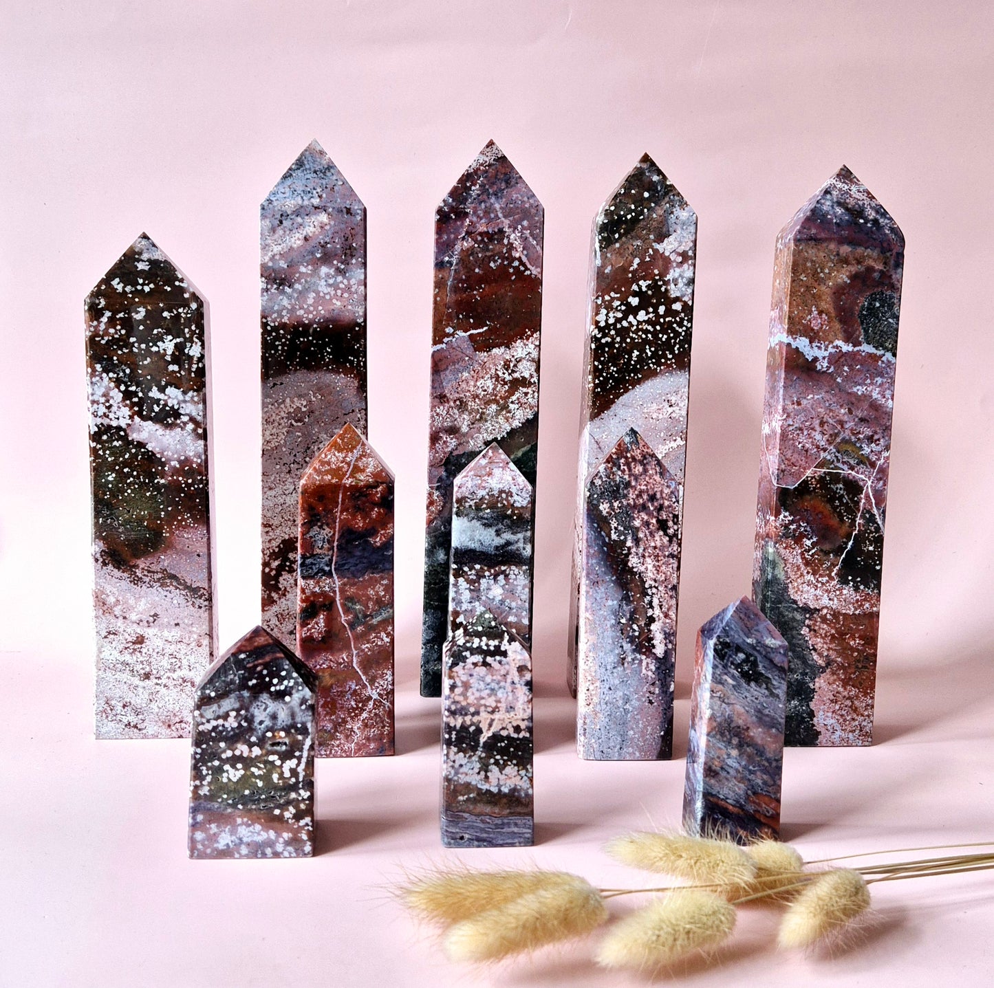 Flashy Labradorite Gemstone Tower - 8-10 cm High