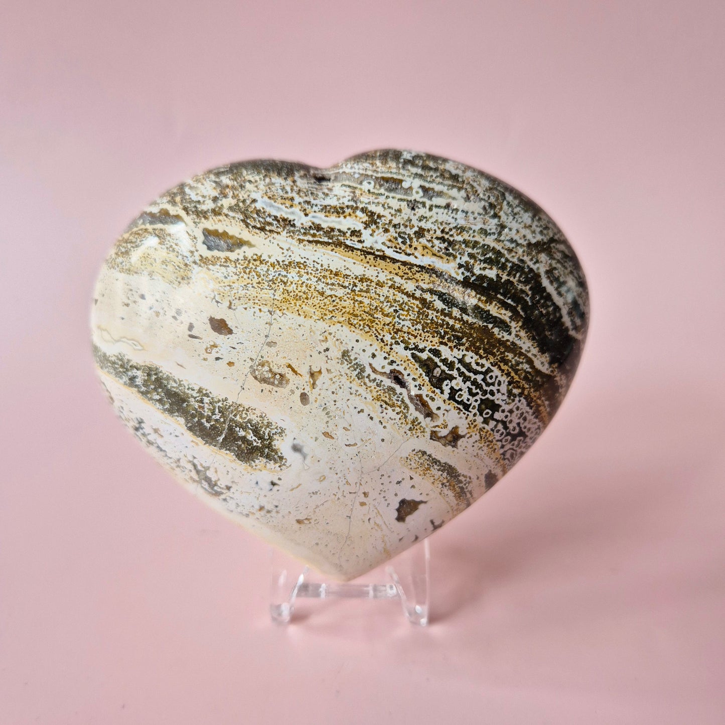 Edelsteen Dikke Ocean Jasper Hart #3 – 200 tot 300 gram | Uniek & Kleurrijk