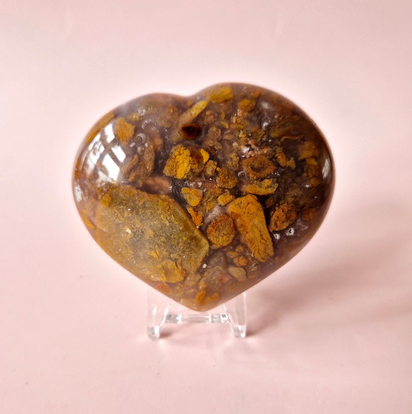 Edelsteen Dikke Ocean Jasper Hart #4 – 200 tot 300 gram | Uniek & Kleurrijk