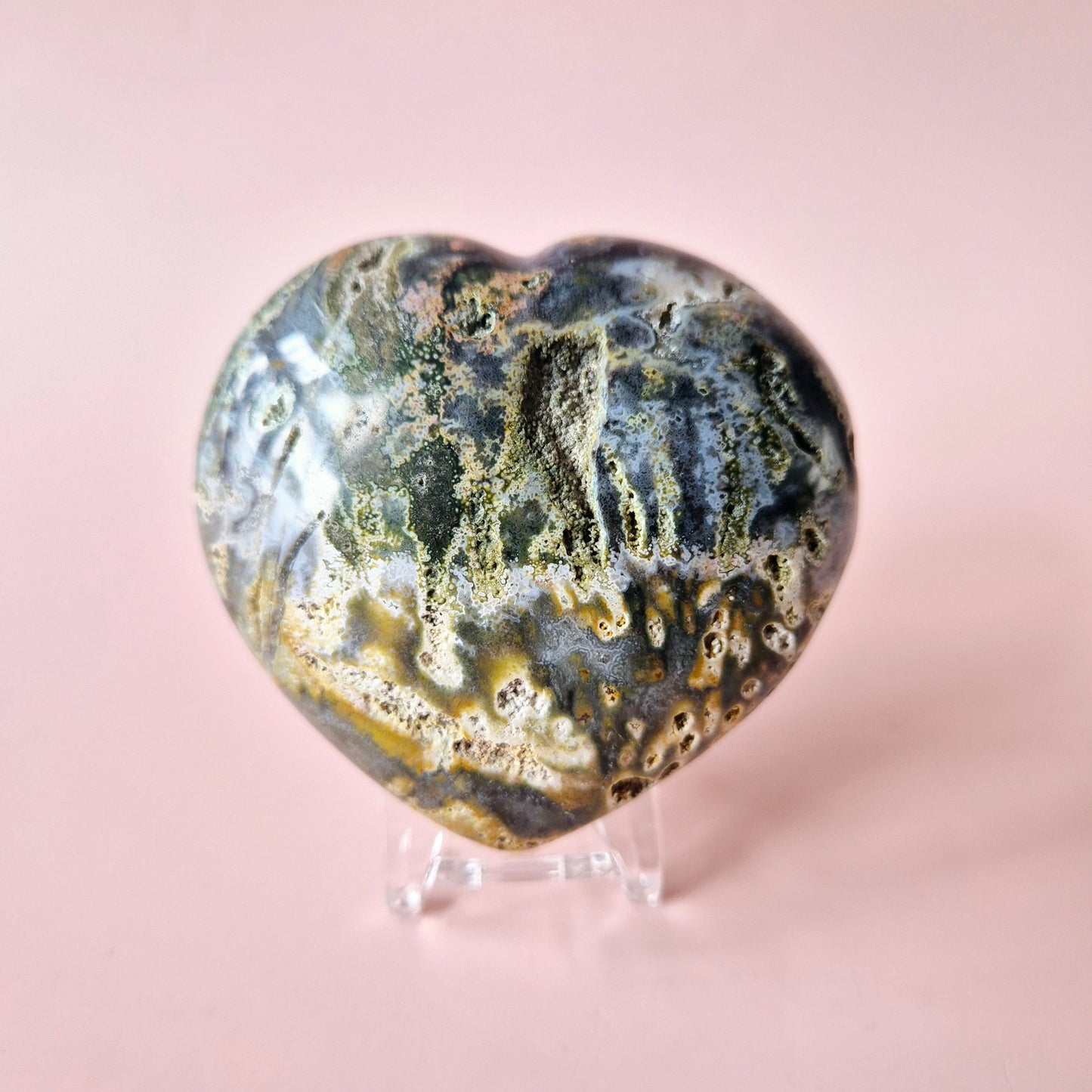 Edelsteen Dikke Ocean Jasper Hart #5 – 200 tot 300 gram | Uniek & Kleurrijk