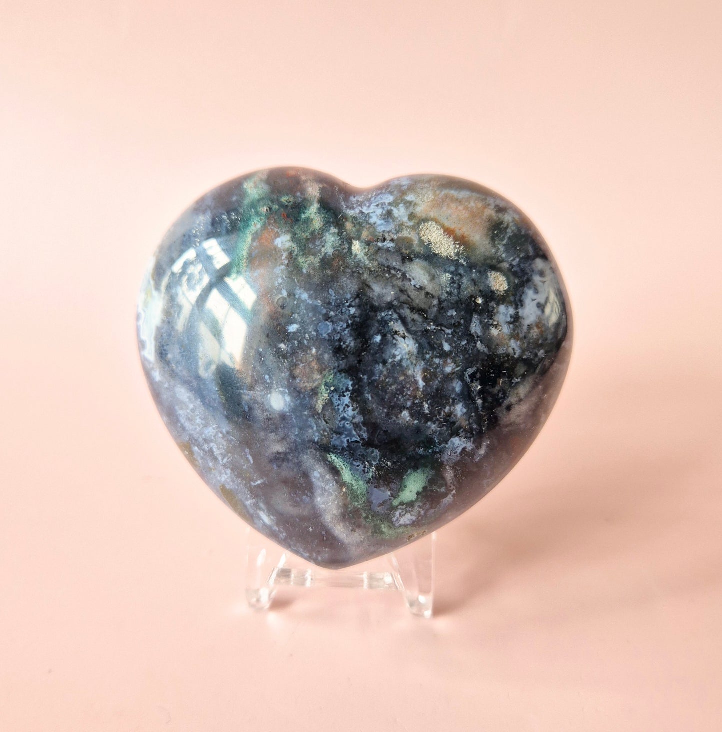 Edelsteen Dikke Ocean Jasper Hart #9 – 200 tot 300 gram | Uniek & Kleurrijk