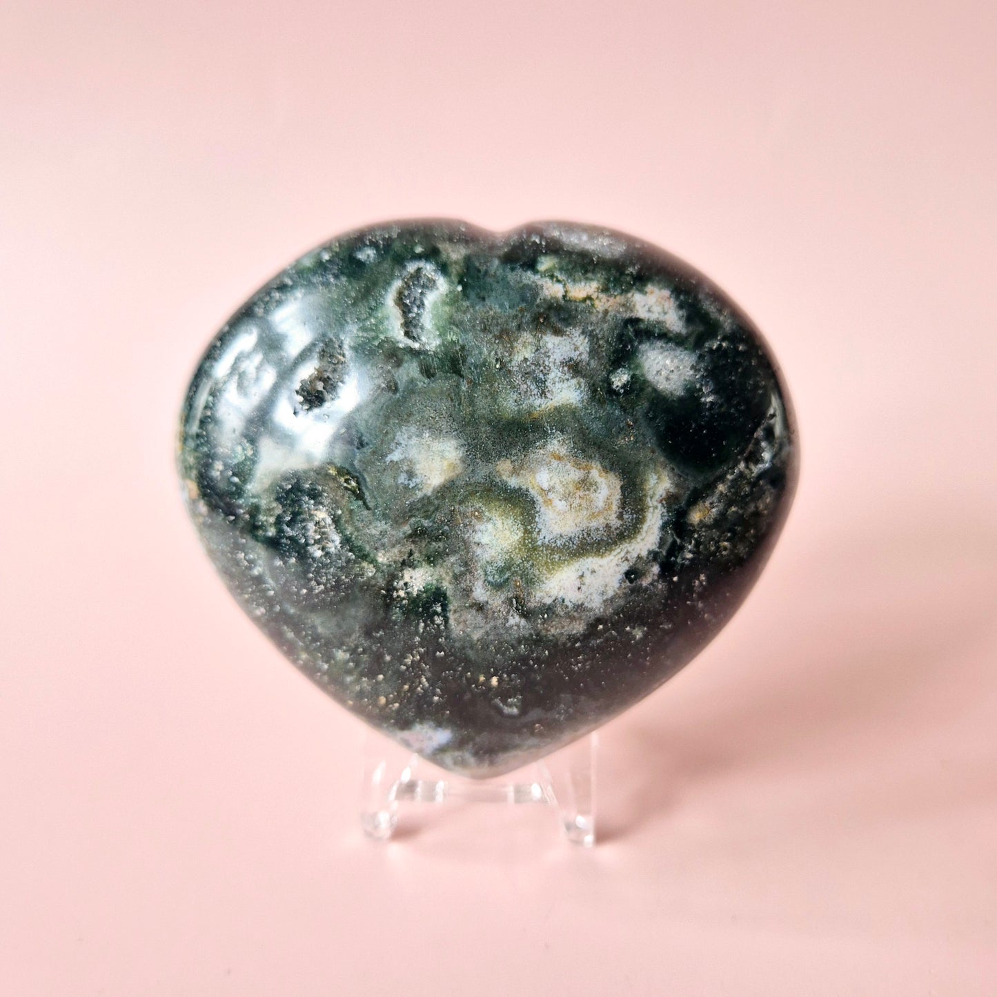 Gemstone Ocean Jasper Palmstone (6-8 cm) – Balance & Positive Energy Handstone worrystone worrystone