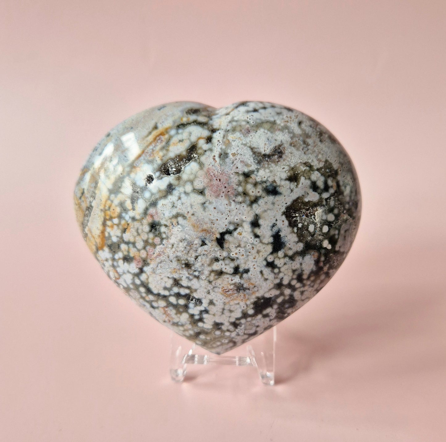 Edelsteen Dikke Ocean Jasper Hart #13– 200 tot 300 gram | Uniek & Kleurrijk
