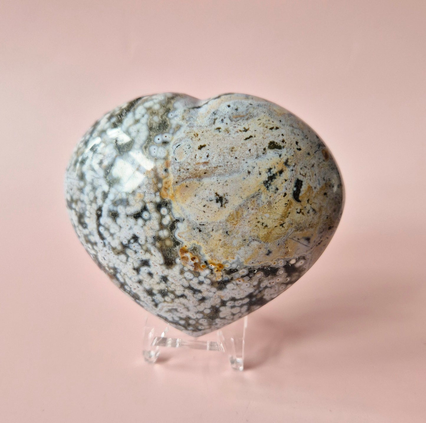 Edelsteen Dikke Ocean Jasper Hart #13– 200 tot 300 gram | Uniek & Kleurrijk