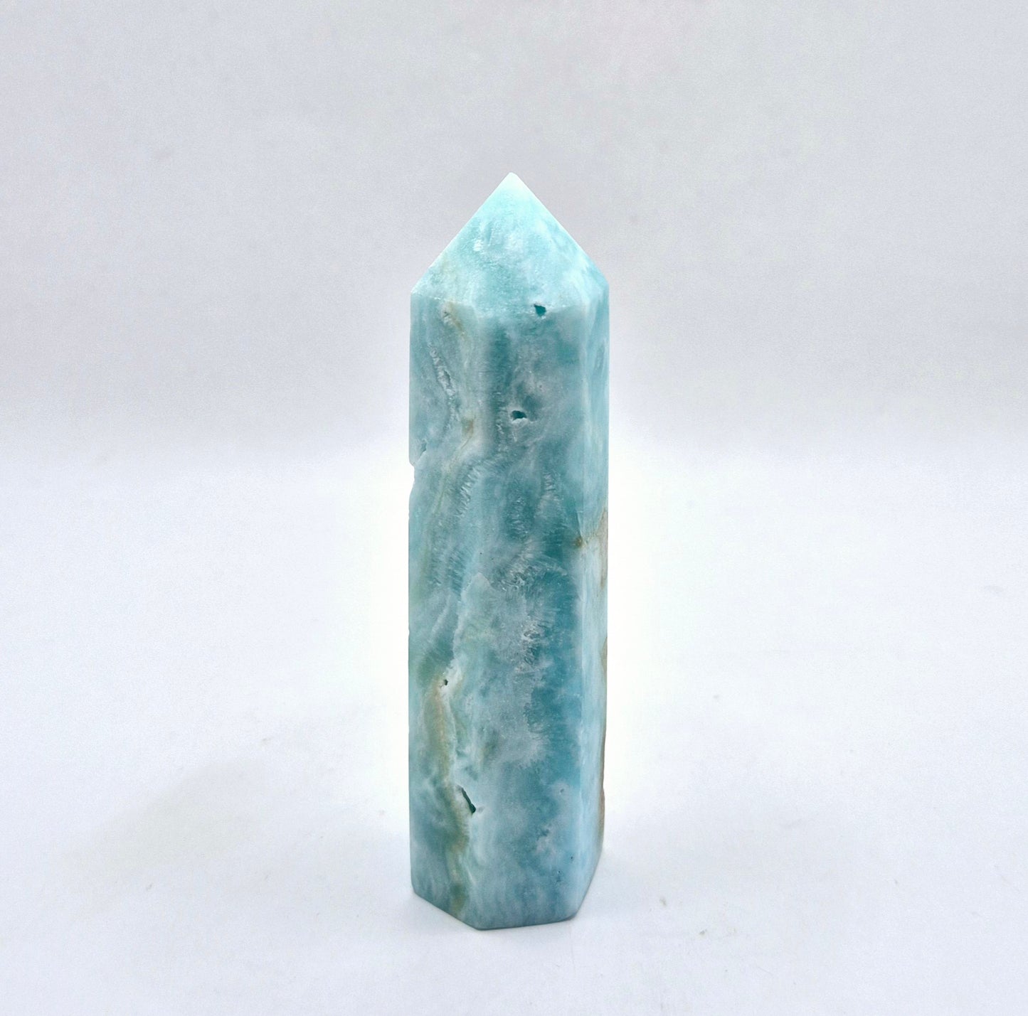 Edelsteen Hemimorphite Obelisk Toren - (M) 7-9cm (hemimorfiet)