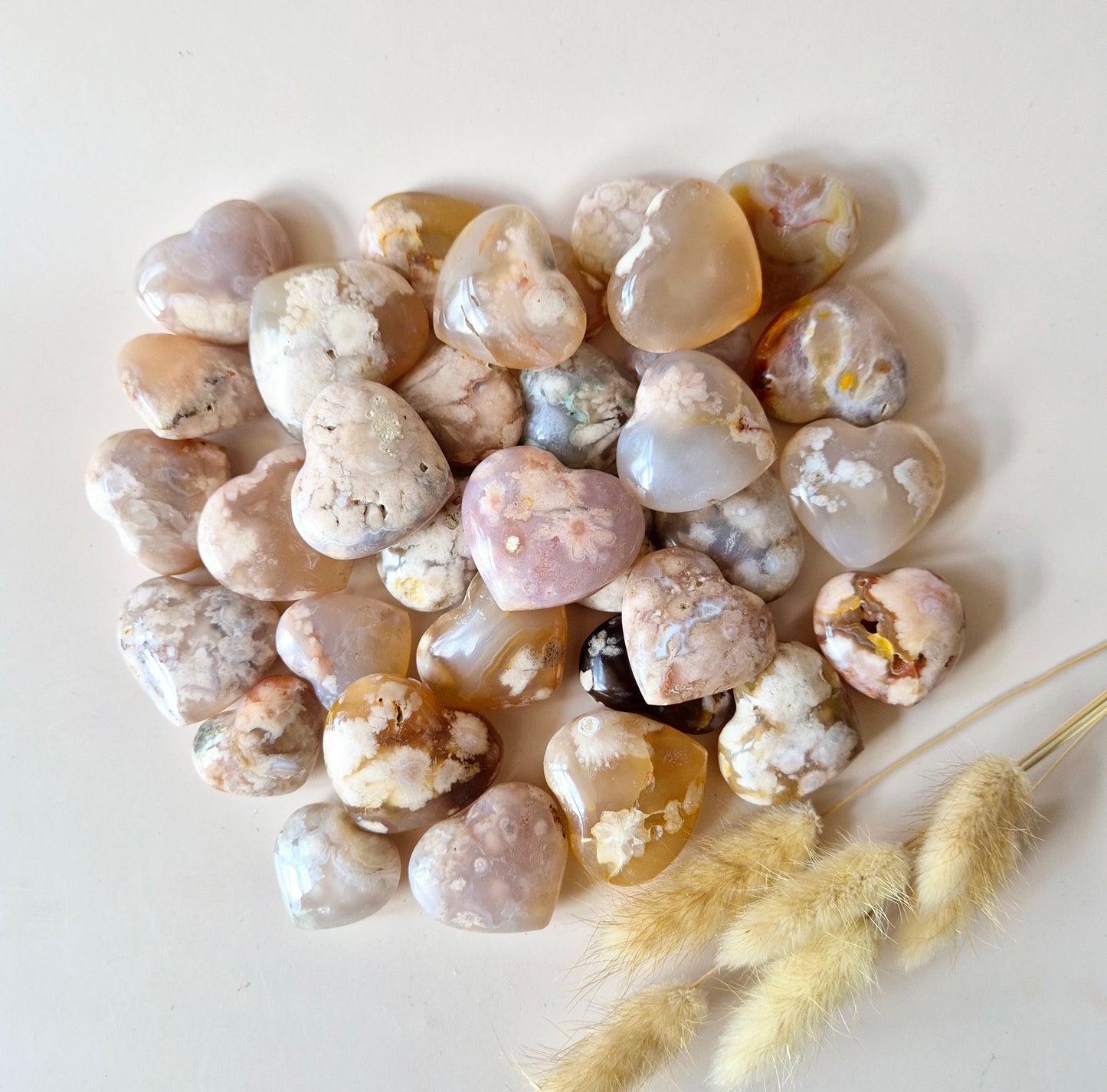 Gemstone Ocean Jasper Palmstone (6-8 cm) – Balance & Positive Energy Handstone worrystone worrystone