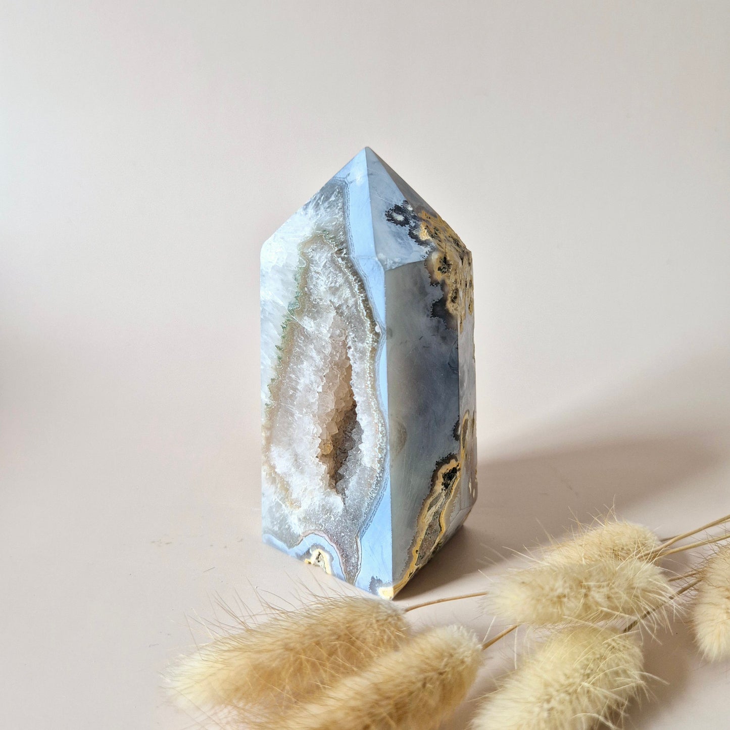 Flashy Labradorite Gemstone Tower - 8-10 cm High