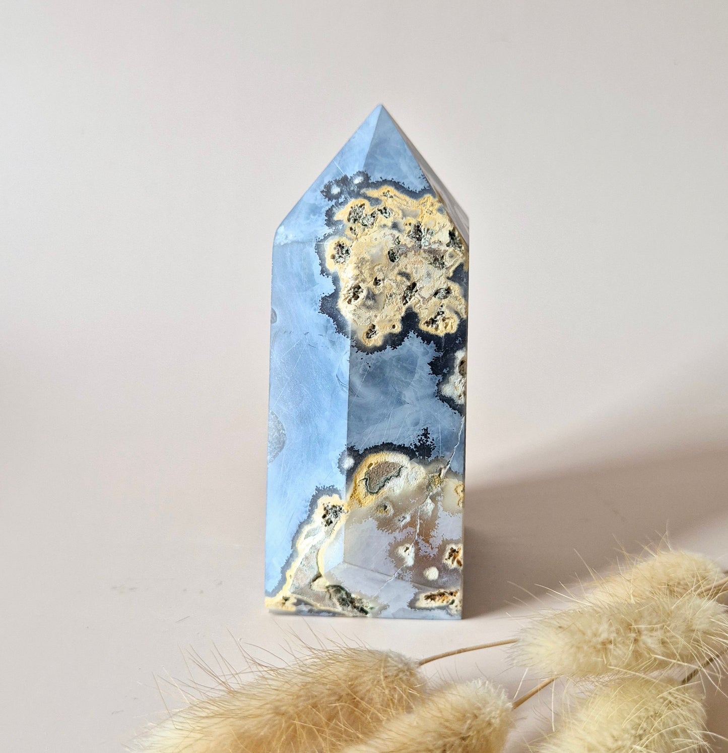 Flashy Labradorite Gemstone Tower - 8-10 cm High