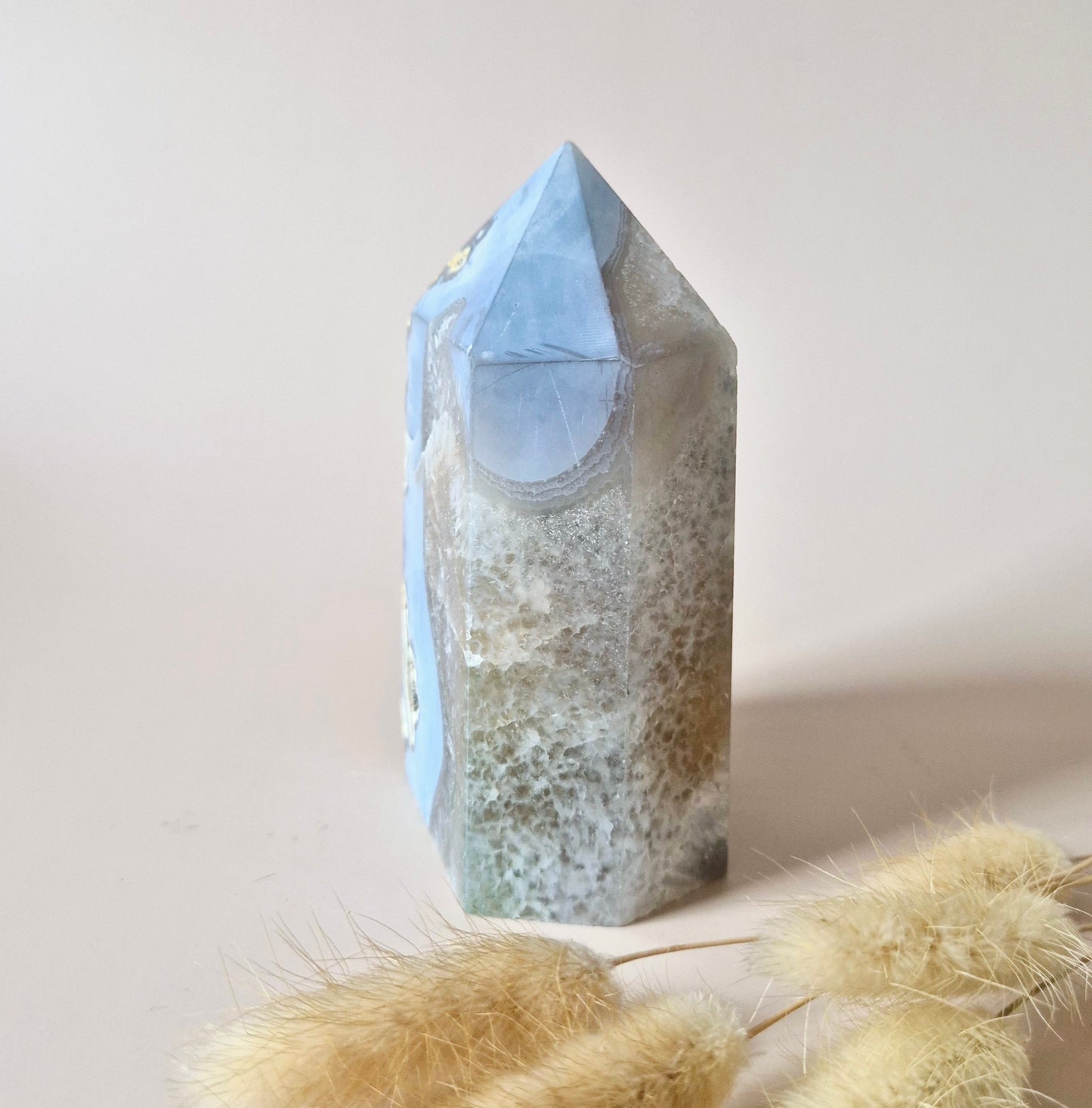 Flashy Labradorite Gemstone Tower - 8-10 cm High