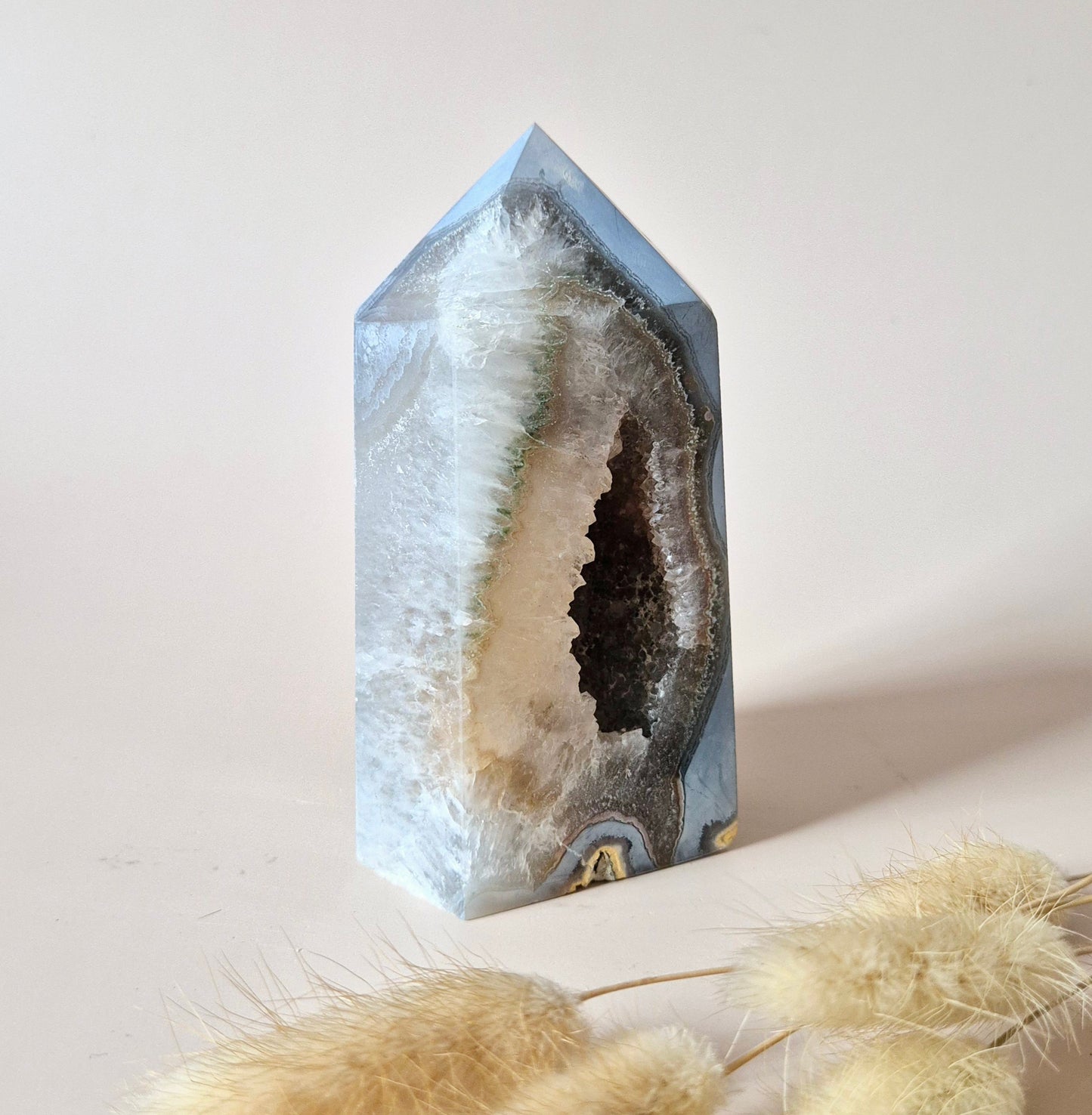 Flashy Labradorite Gemstone Tower - 8-10 cm High