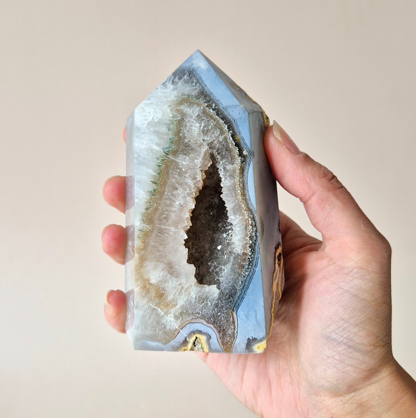 Flashy Labradorite Gemstone Tower - 8-10 cm High