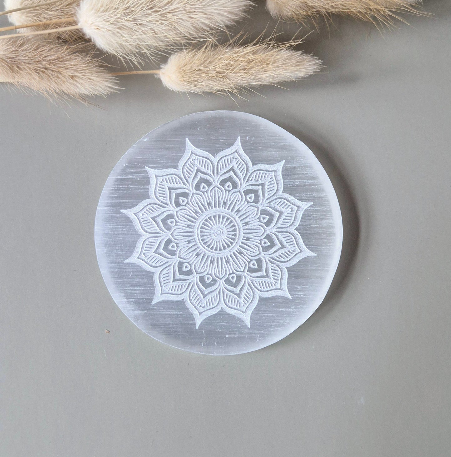 Selenit-Massagestab – 15 cm – Reinigung & spiritueller Schutz