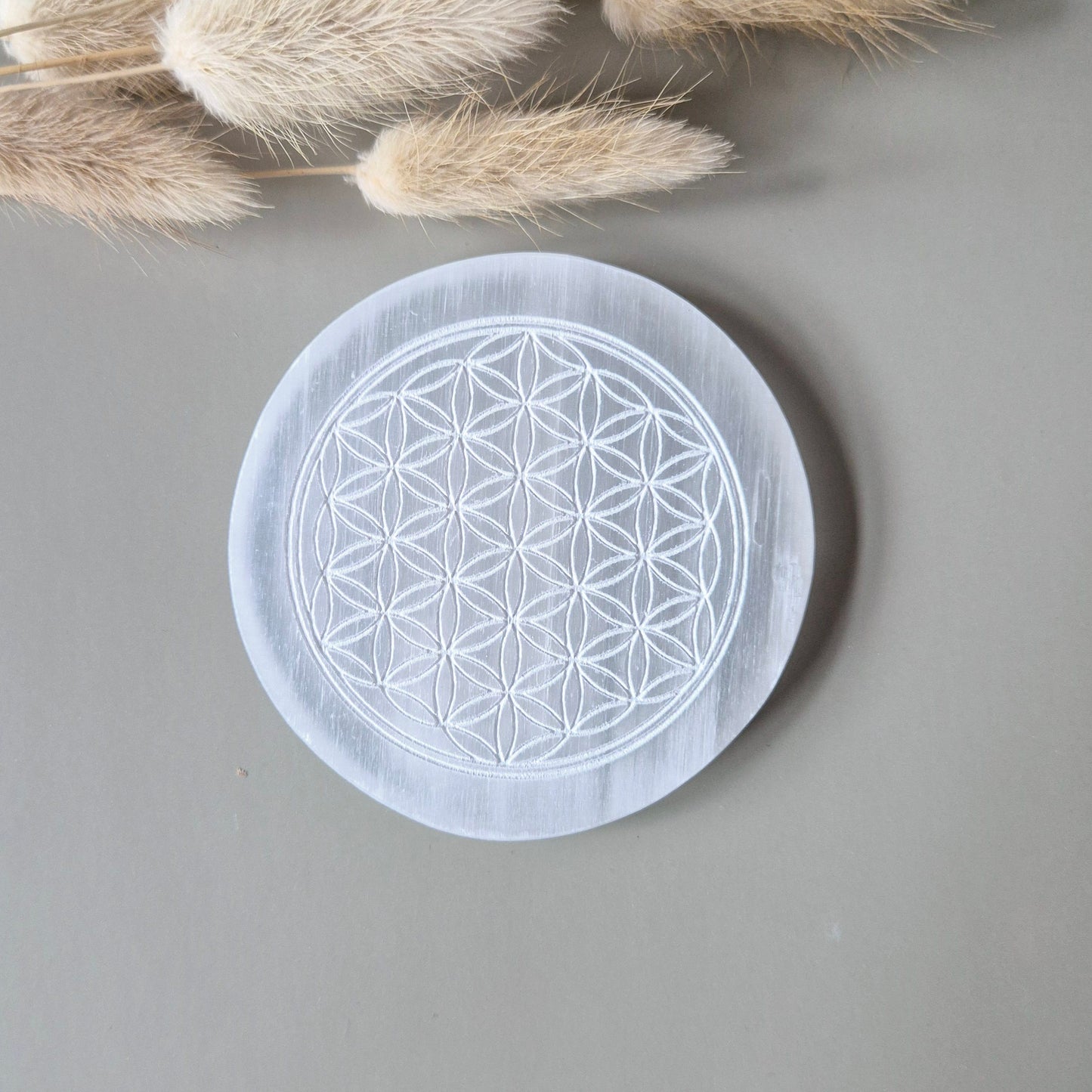 Selenit-Massagestab – 15 cm – Reinigung & spiritueller Schutz