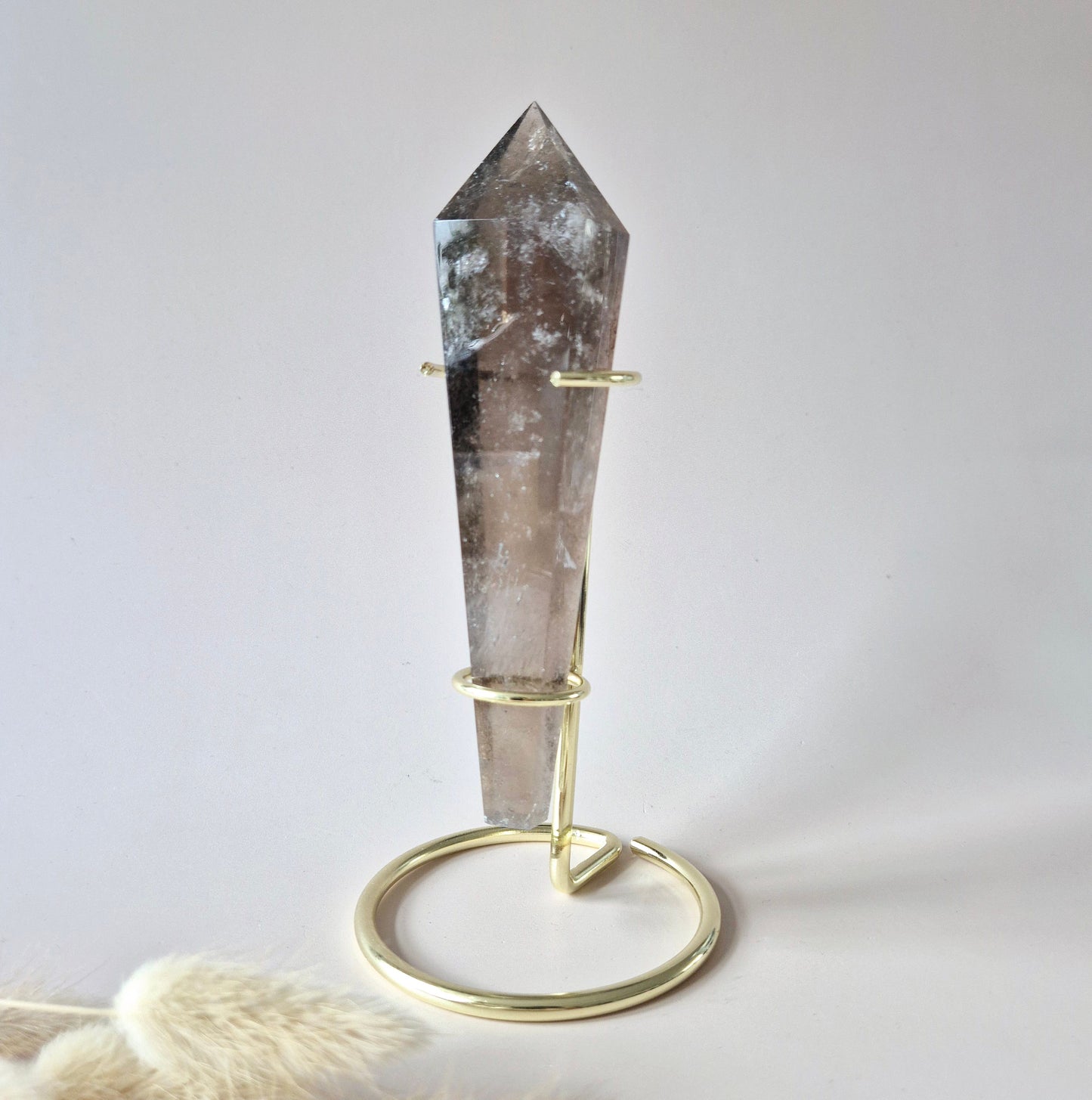 Edelsteen Smokey Quartz Scepter Wand 240gr. 16cm