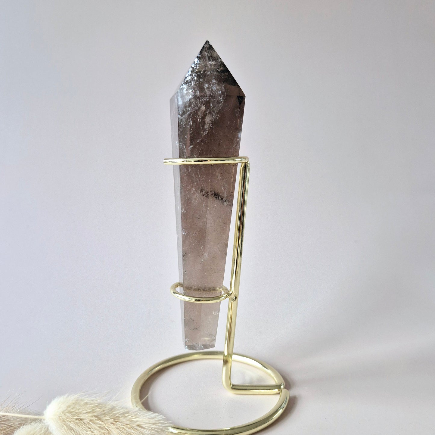 Edelsteen Smokey Quartz Scepter Wand 240gr. 16cm