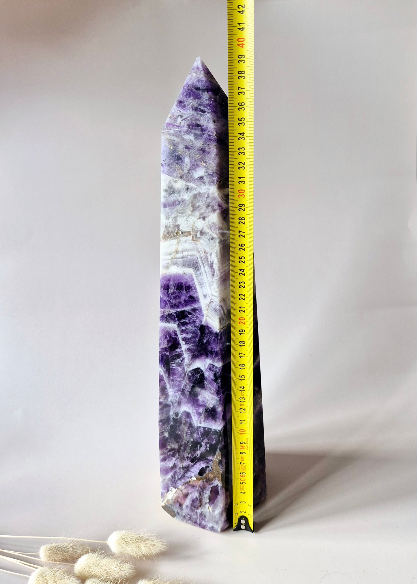 XXXL Edelsteen Chevron (Dream) Amethist Toren – >5 kg | Uniek Statement Stuk
