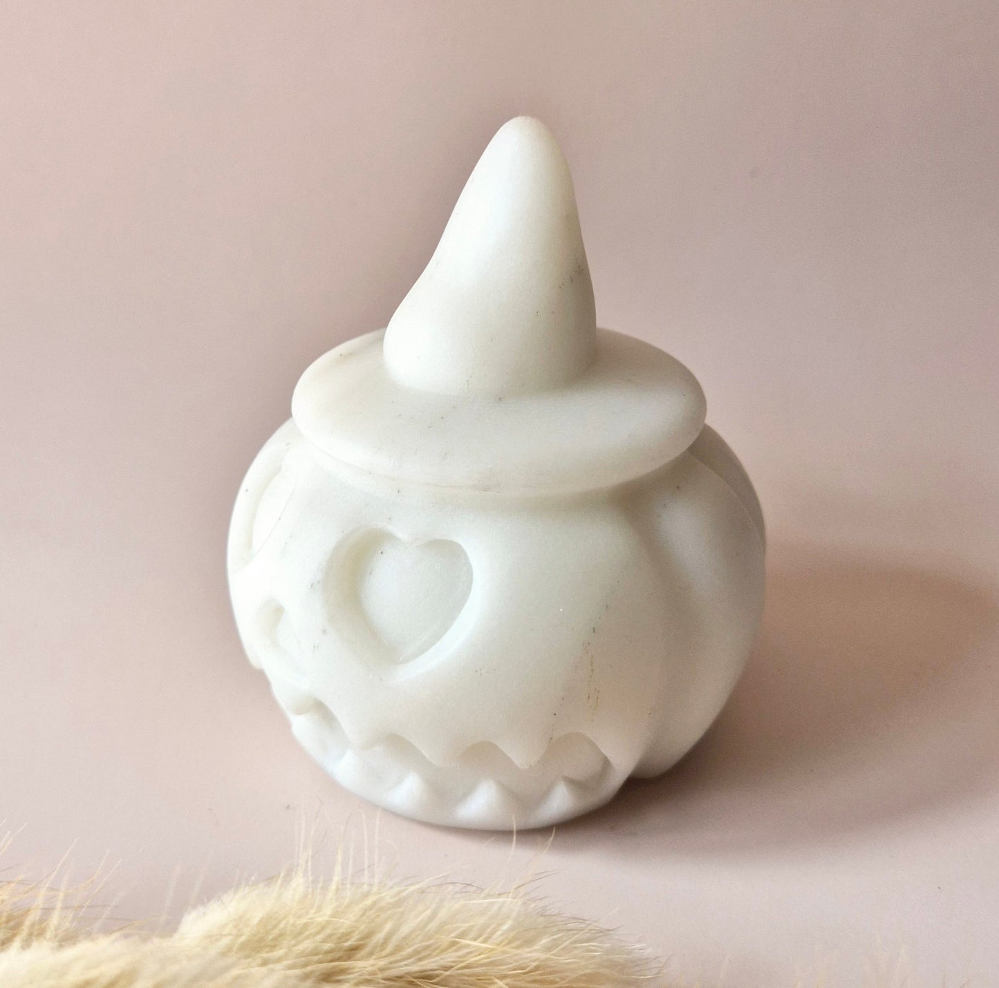 Gemstone Female Body Bust (8 cm) - Rose Quartz