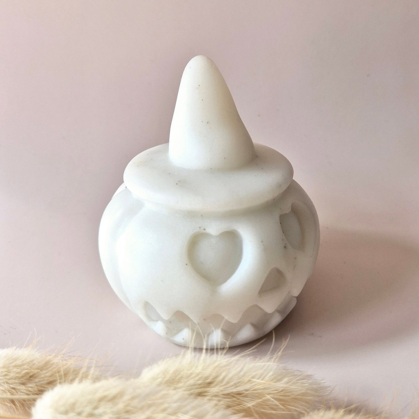 Gemstone Female Body Bust (8 cm) - Rose Quartz