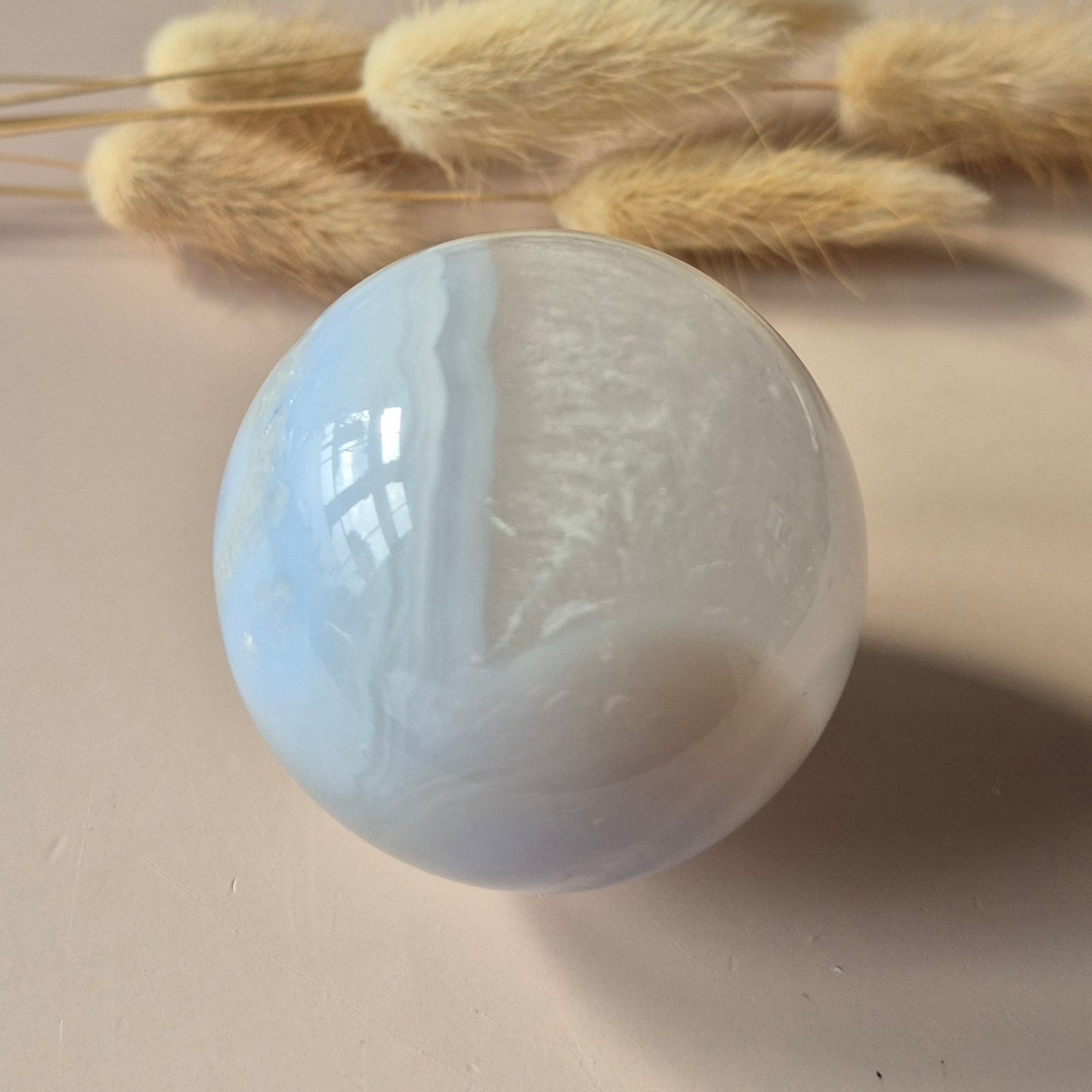 Crystal Gemstone Ball Moss Agate Druzy sphere 85mm - #1 834g