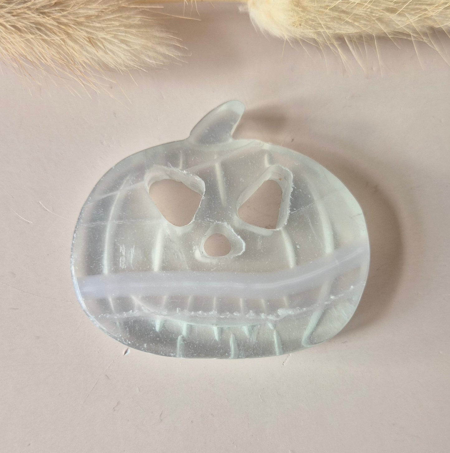Gemstone Female Body Bust (8 cm) - Rose Quartz
