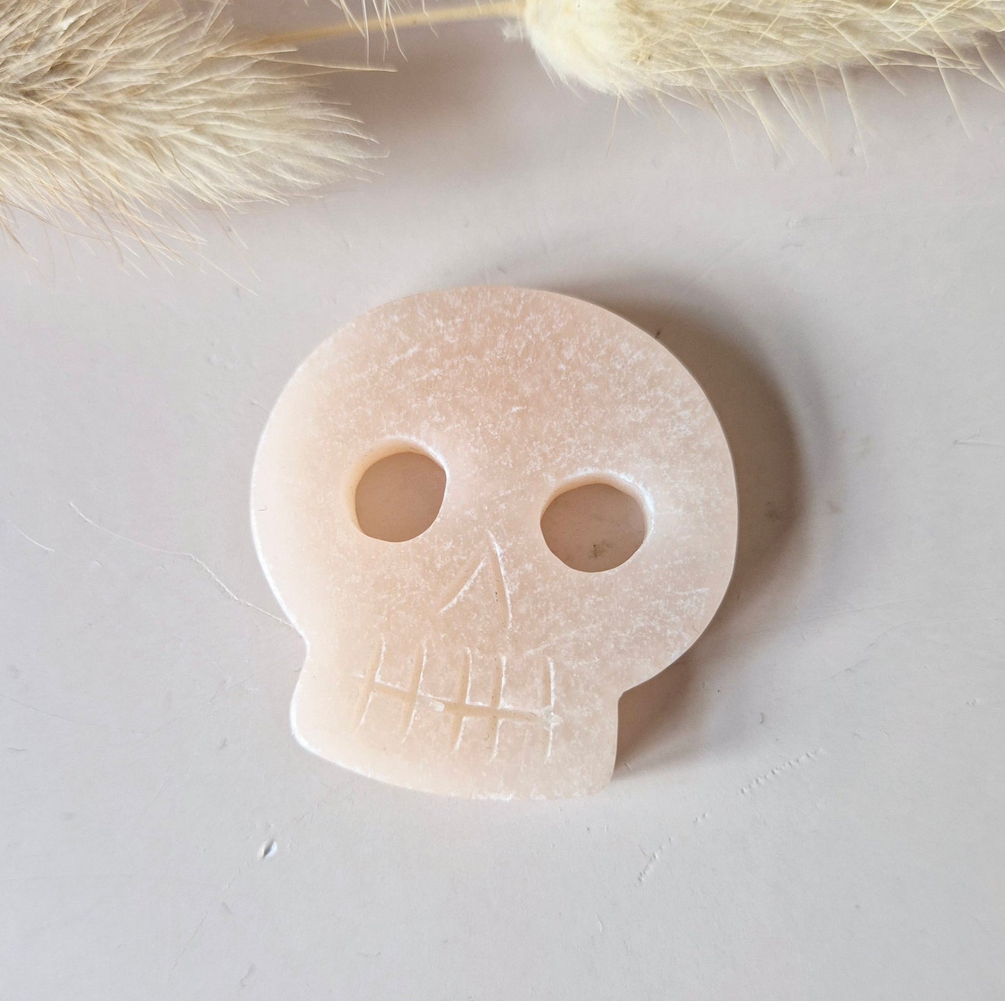 Gemstone Female Body Bust (8 cm) - Rose Quartz