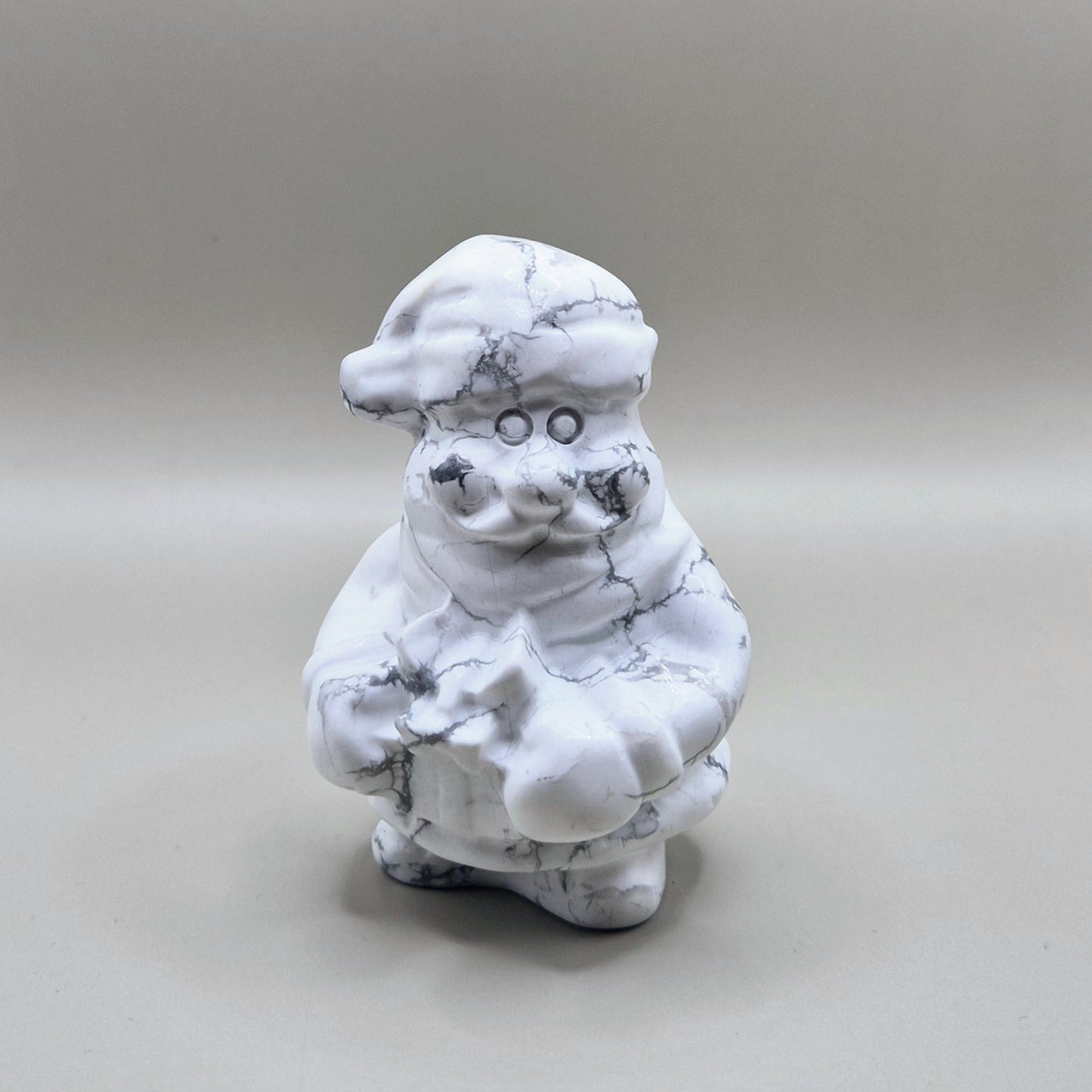 Edelsteen Crystal Carving Kerstman – Howliet (Kerstmis Decoratie)