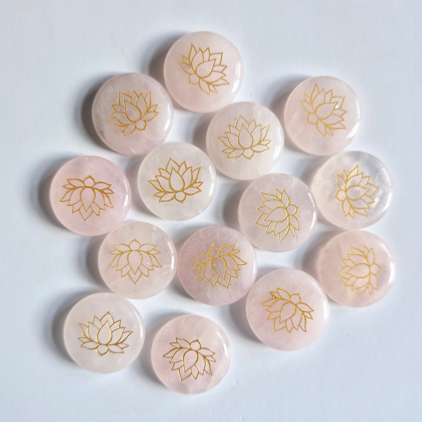 Gemstone Celestite Palmstone (6-8 cm) – Angelic Peace & Spiritual Connection Handstone worrystone worrystone